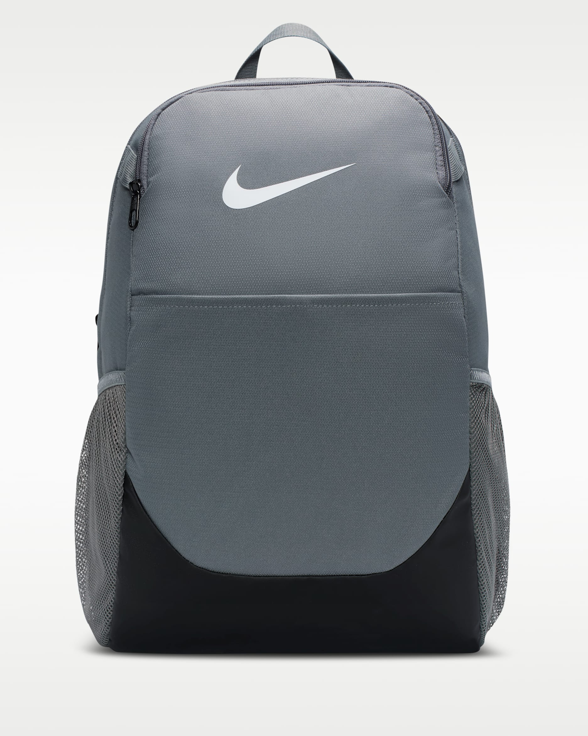 Nike Brasilia Backpack (Medium, 24L) - Smoke Grey/Black/White