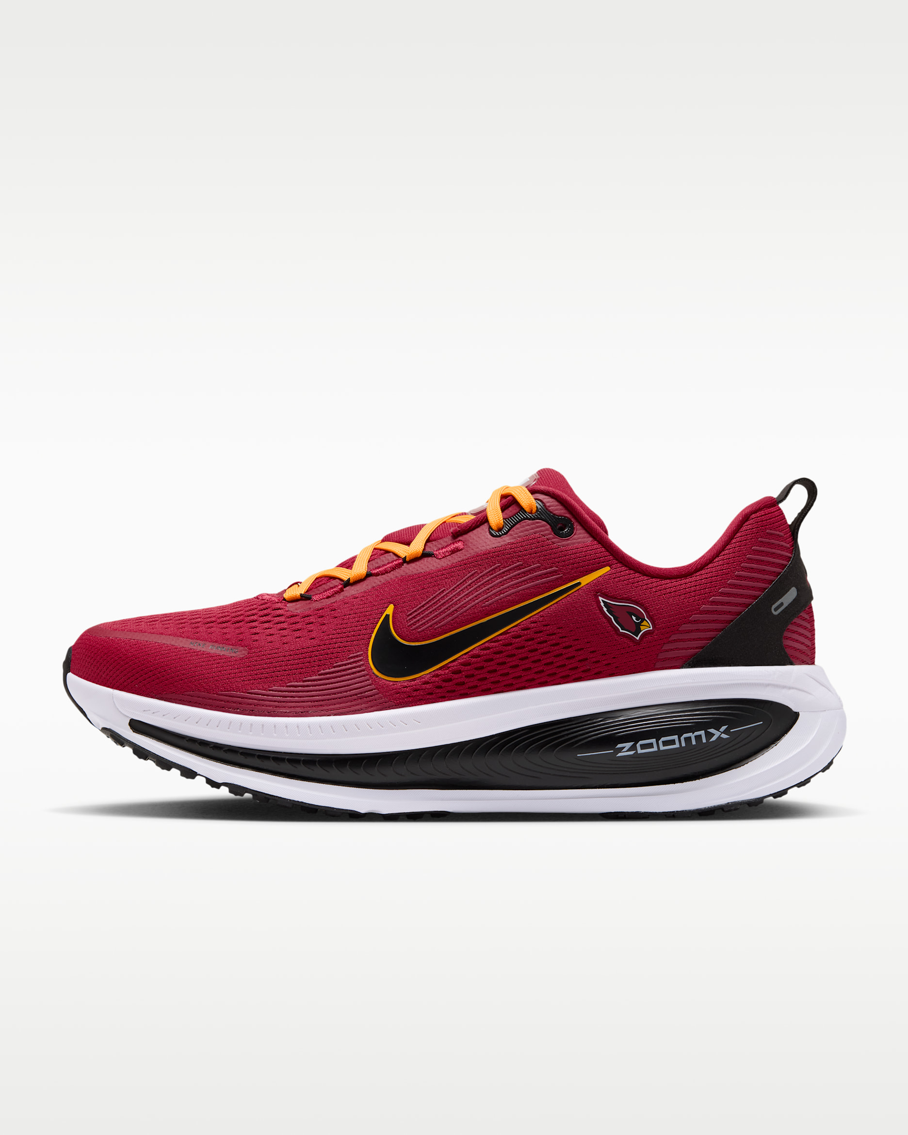Nike Vomero 18 (Arizona Cardinals) Men's NFL Road Running Shoes - Tough Red/Sundown/Black