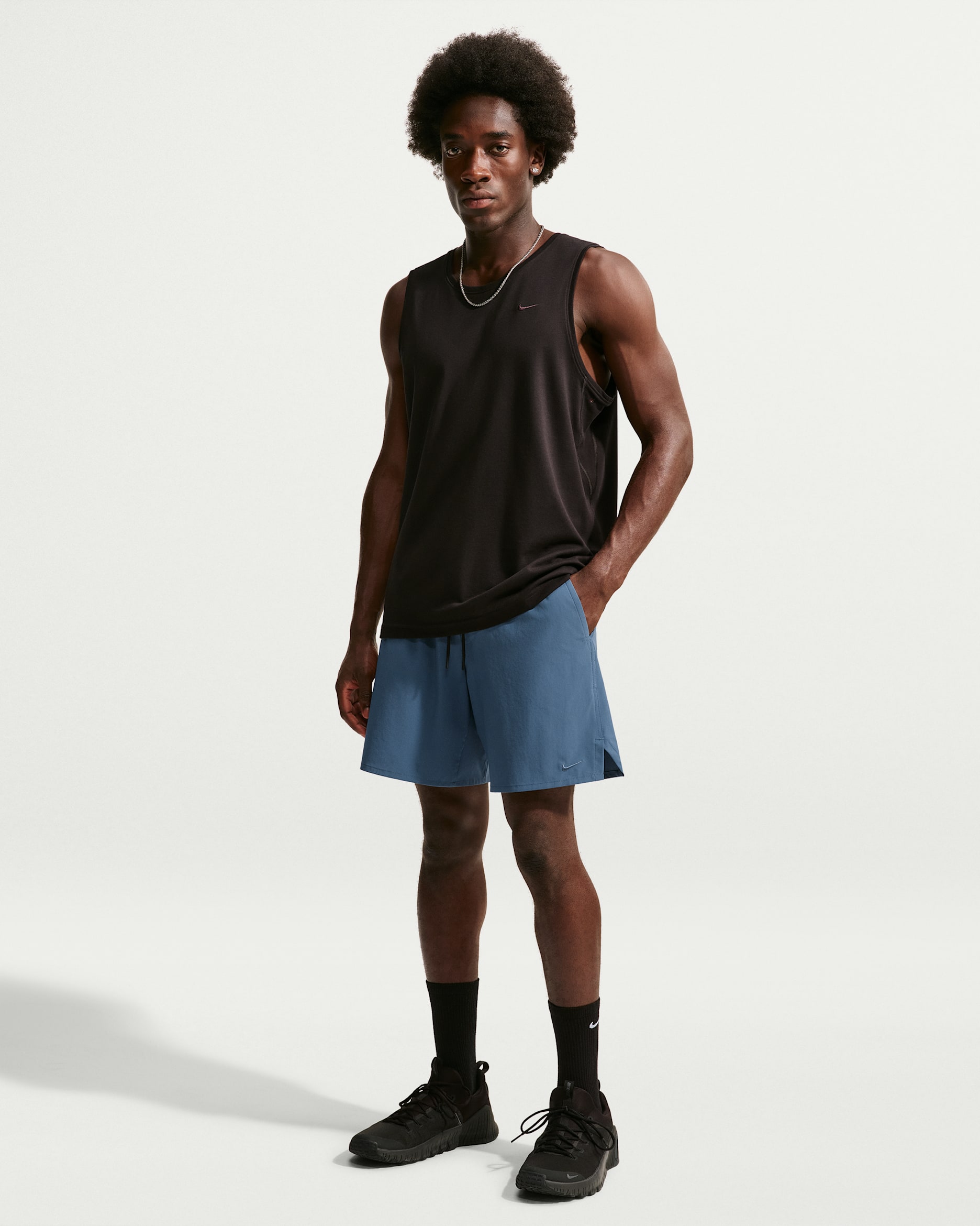 Nike Unlimited Men's Dri-FIT 18cm (approx.) Unlined Versatile Shorts - New Slate/Black/New Slate