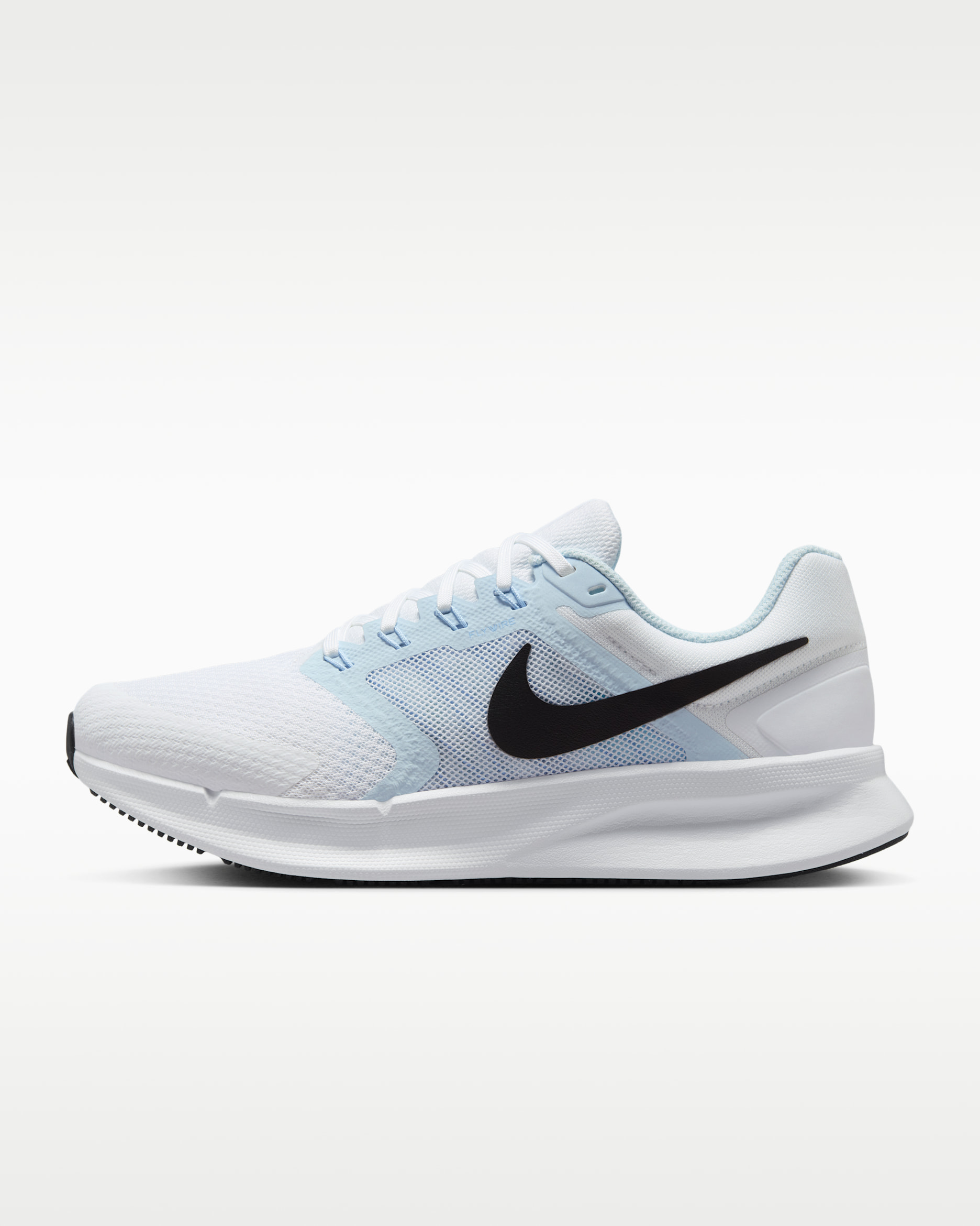 Tenis de correr en pavimento para mujer Nike Run Swift 3 - Blanco/Tinte azul/Azul psíquico/Negro