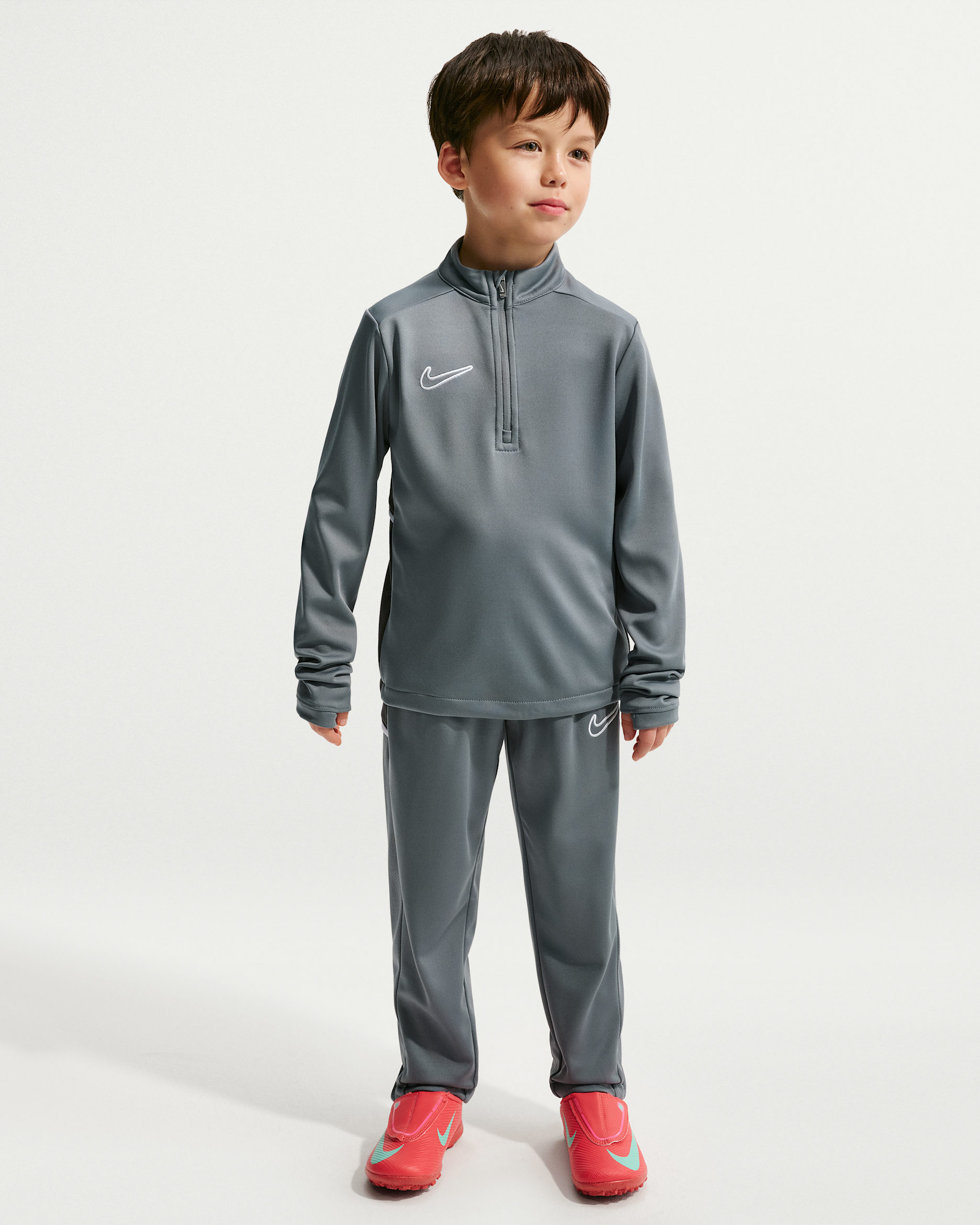 Nike Little Kids' Dri-FIT Academy Tracksuit - Cool Grey/White