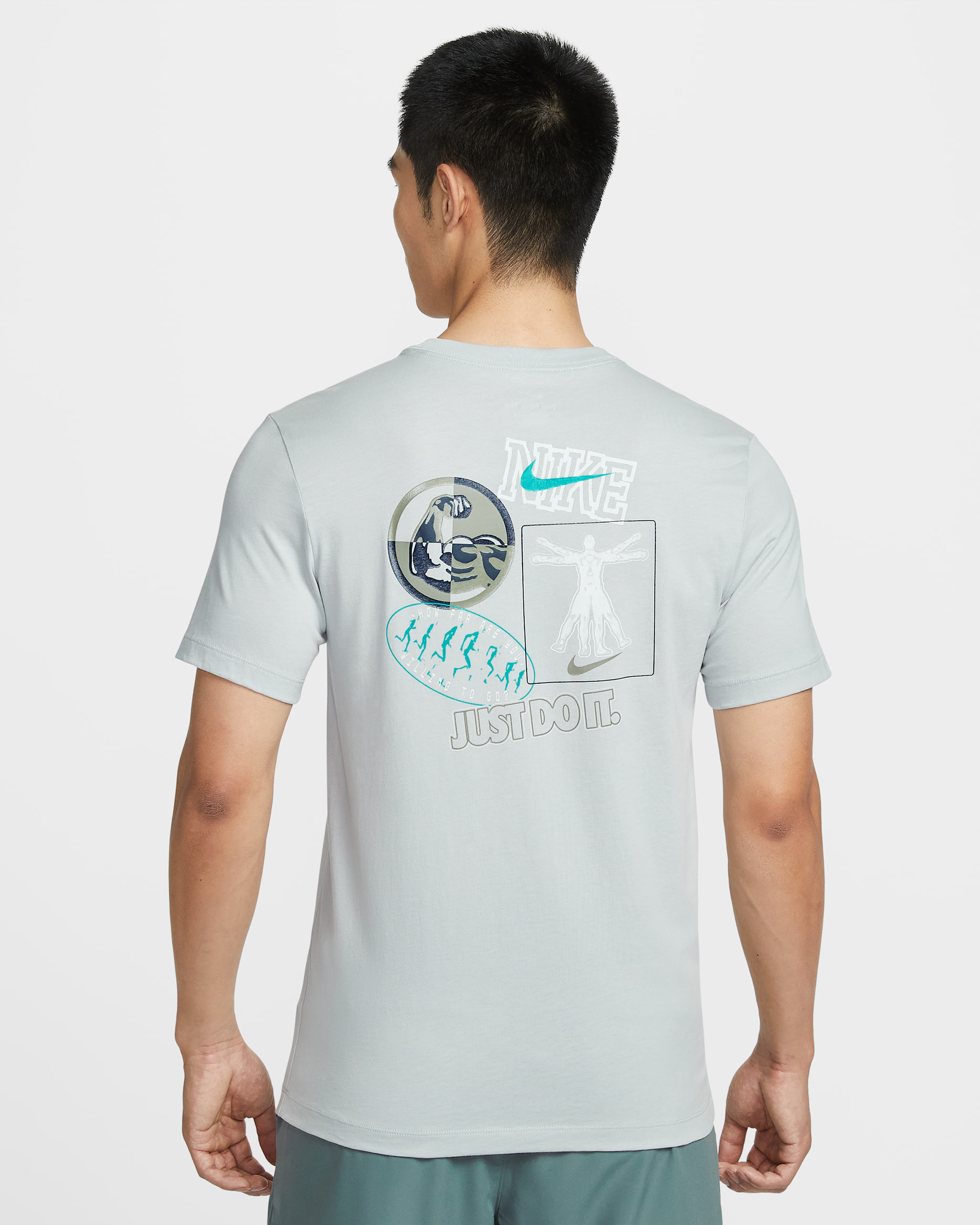 ナイキ メンズ Tシャツ - グレーフォグ