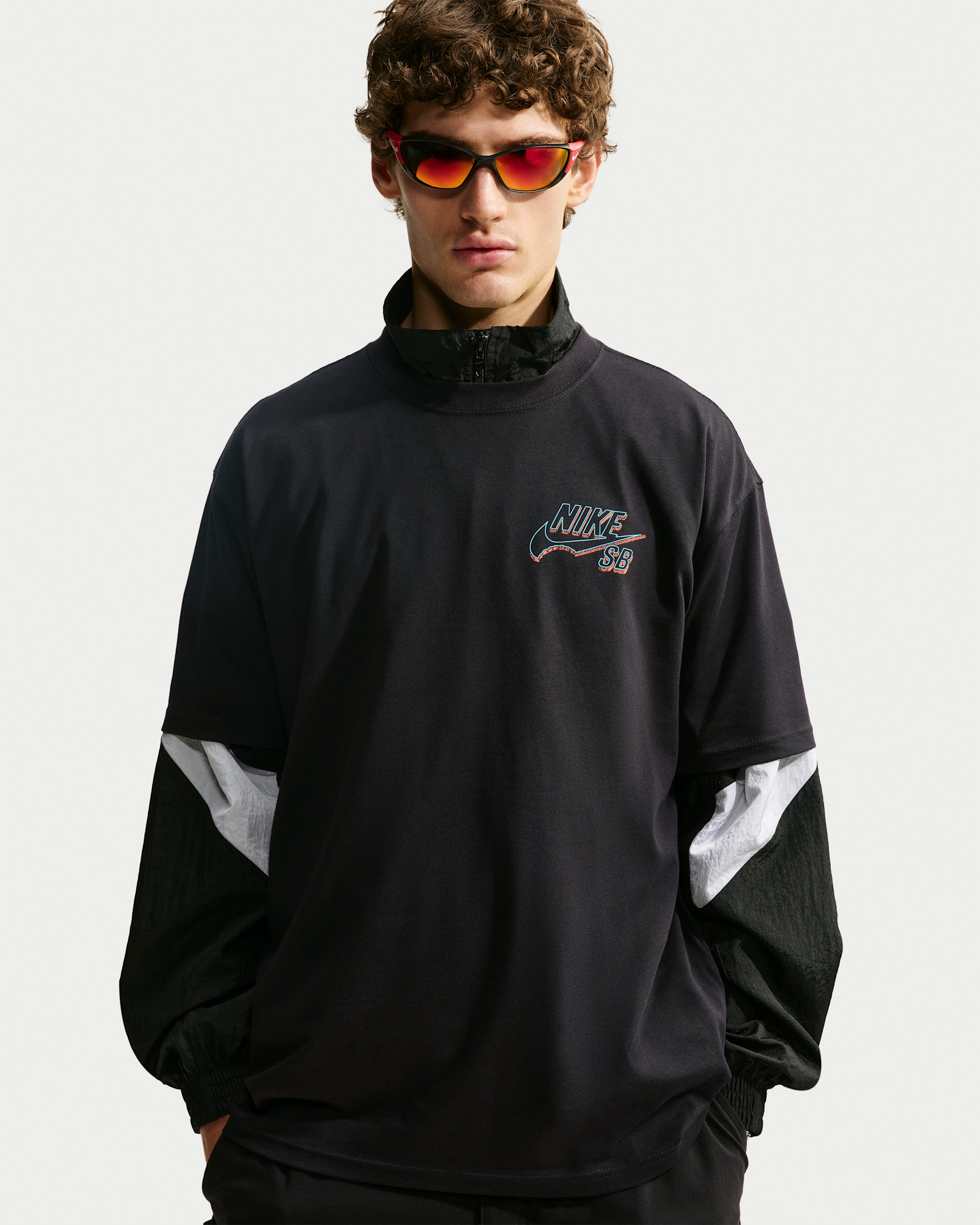 T-shirt de skateboard Nike SB - Noir