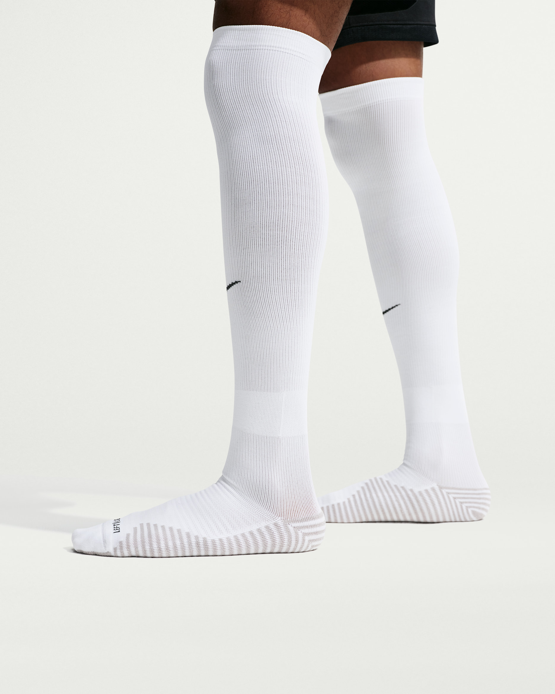 Nike Strike Knee-High Football Socks - White/Black