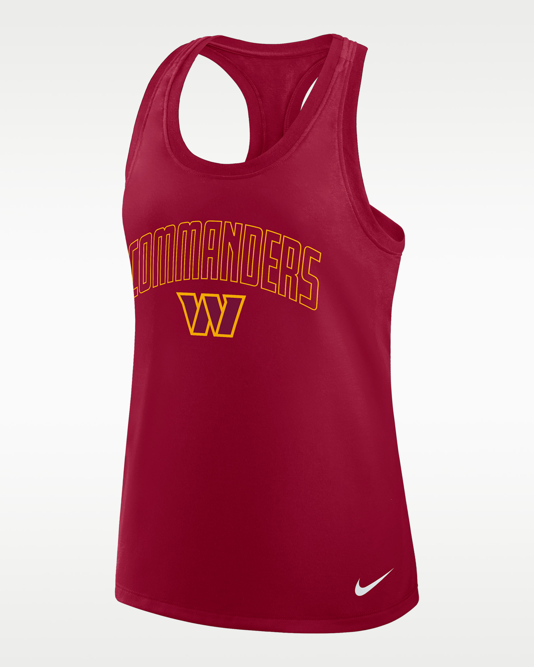 Washington Commanders Primetime Women's Nike Dri-FIT NFL Racerback Tank Top - Burgundy