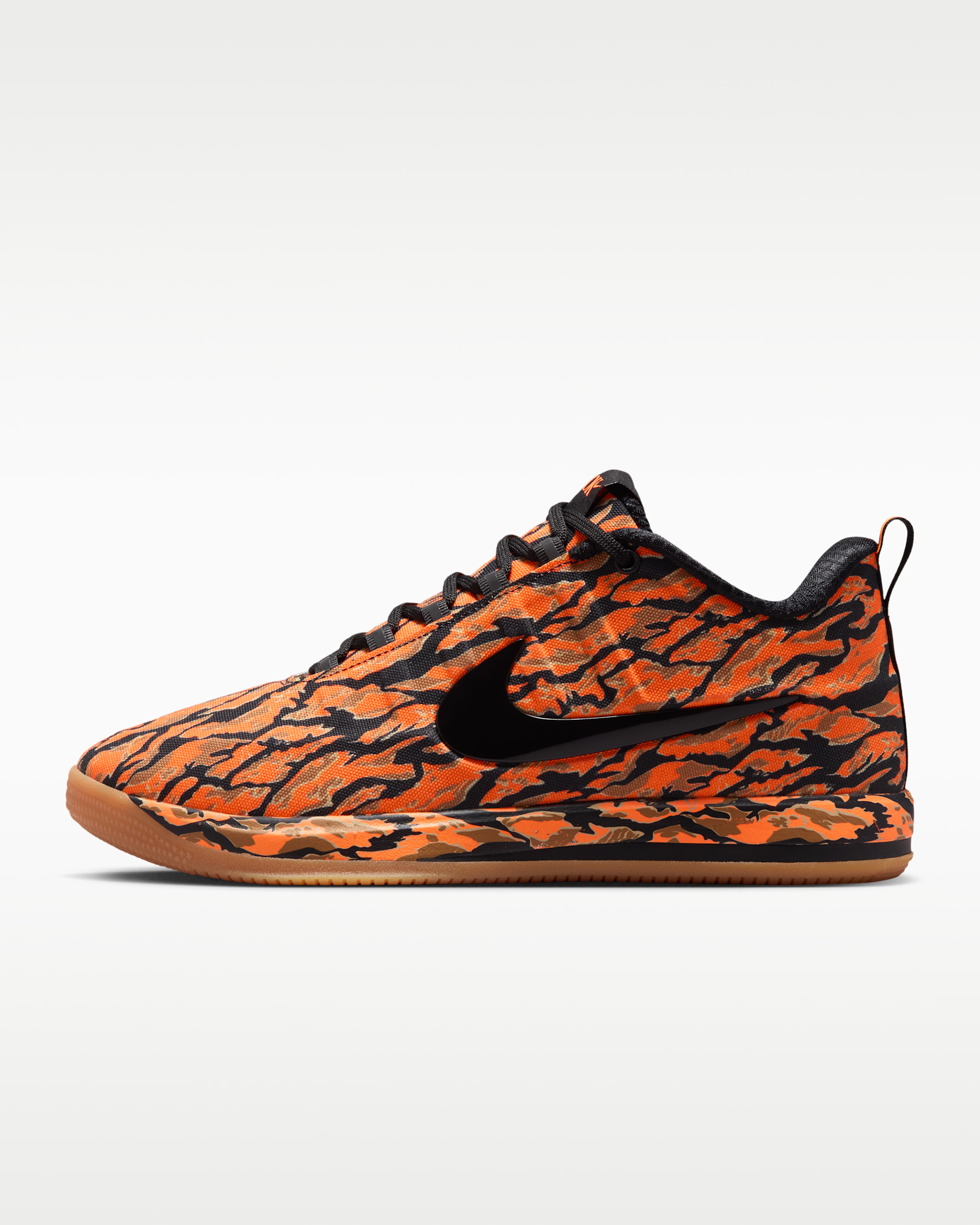 Book 2 "Tiger Camo" Basketball Shoes - Black/Total Orange/Flax/Black