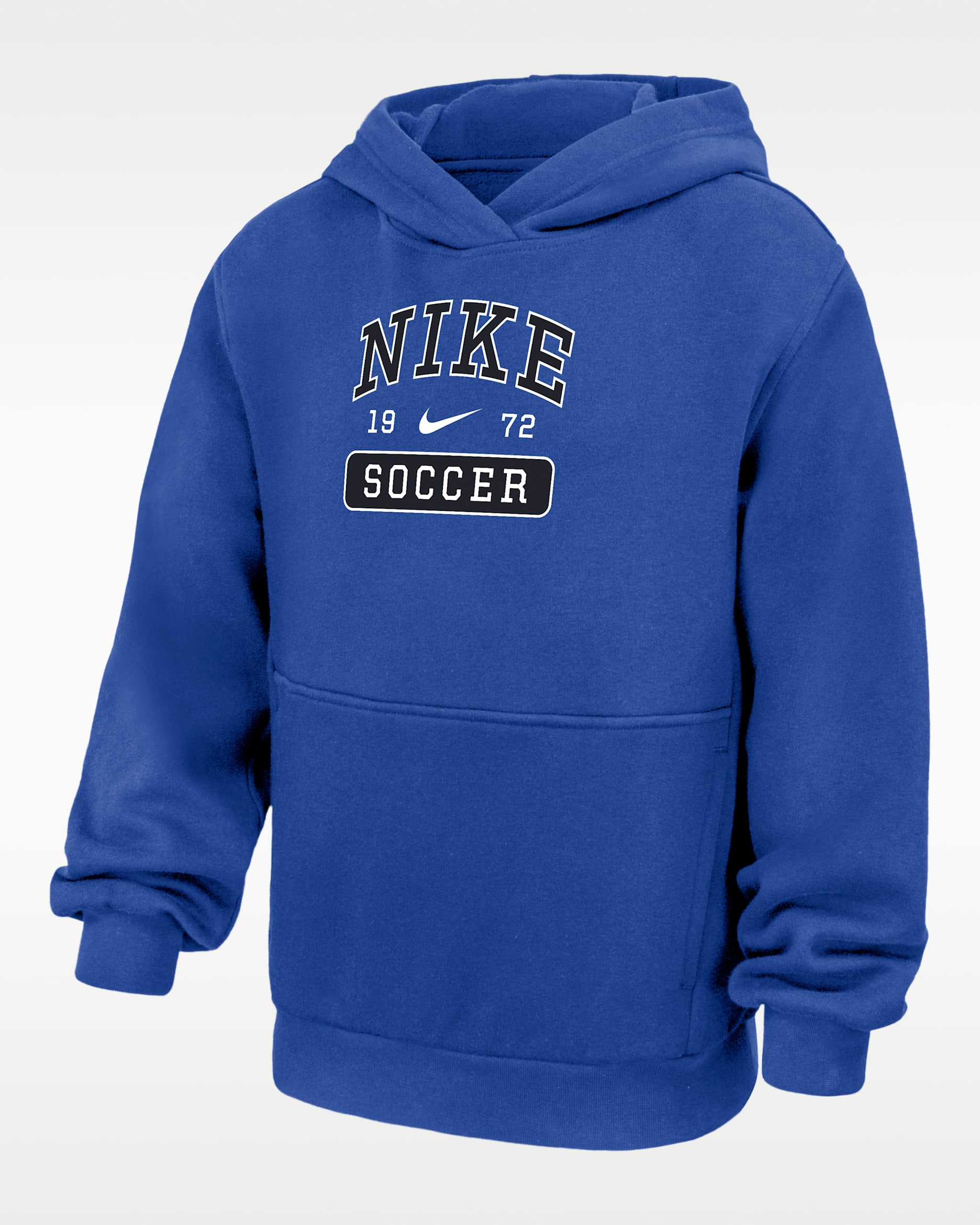 Sudadera de fútbol con gorro sin cierre para niños talla grande Nike Club Fleece - Royal juego
