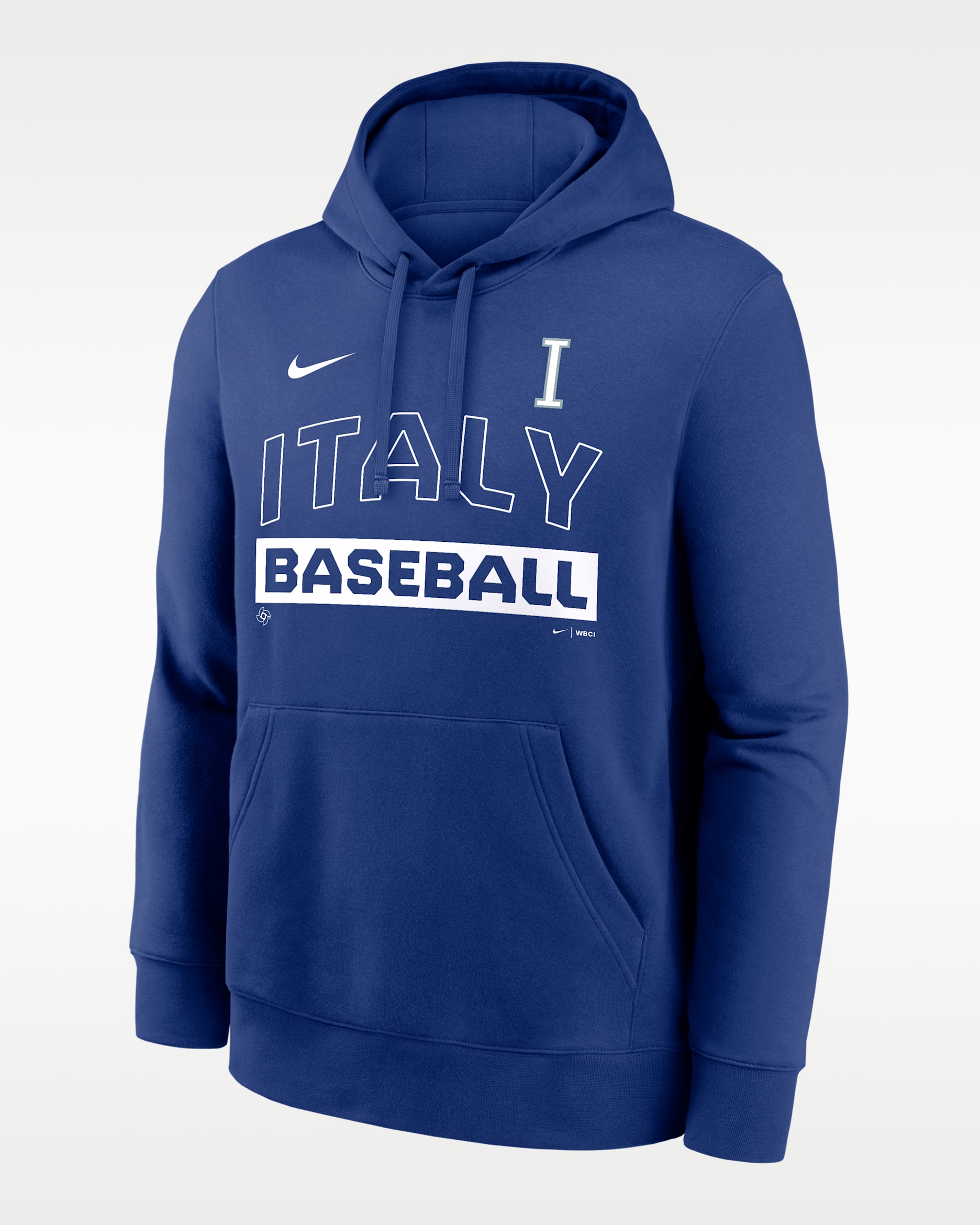 Italy National Baseball Team 2026 World Baseball Classic Club Men's Nike Pullover Hoodie - Royal