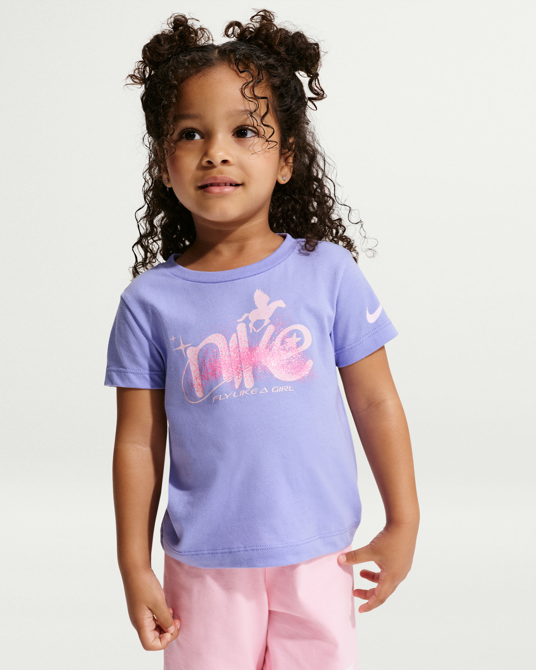 Nike Sportswear Little Kids' Graphic T-Shirt - Light Thistle
