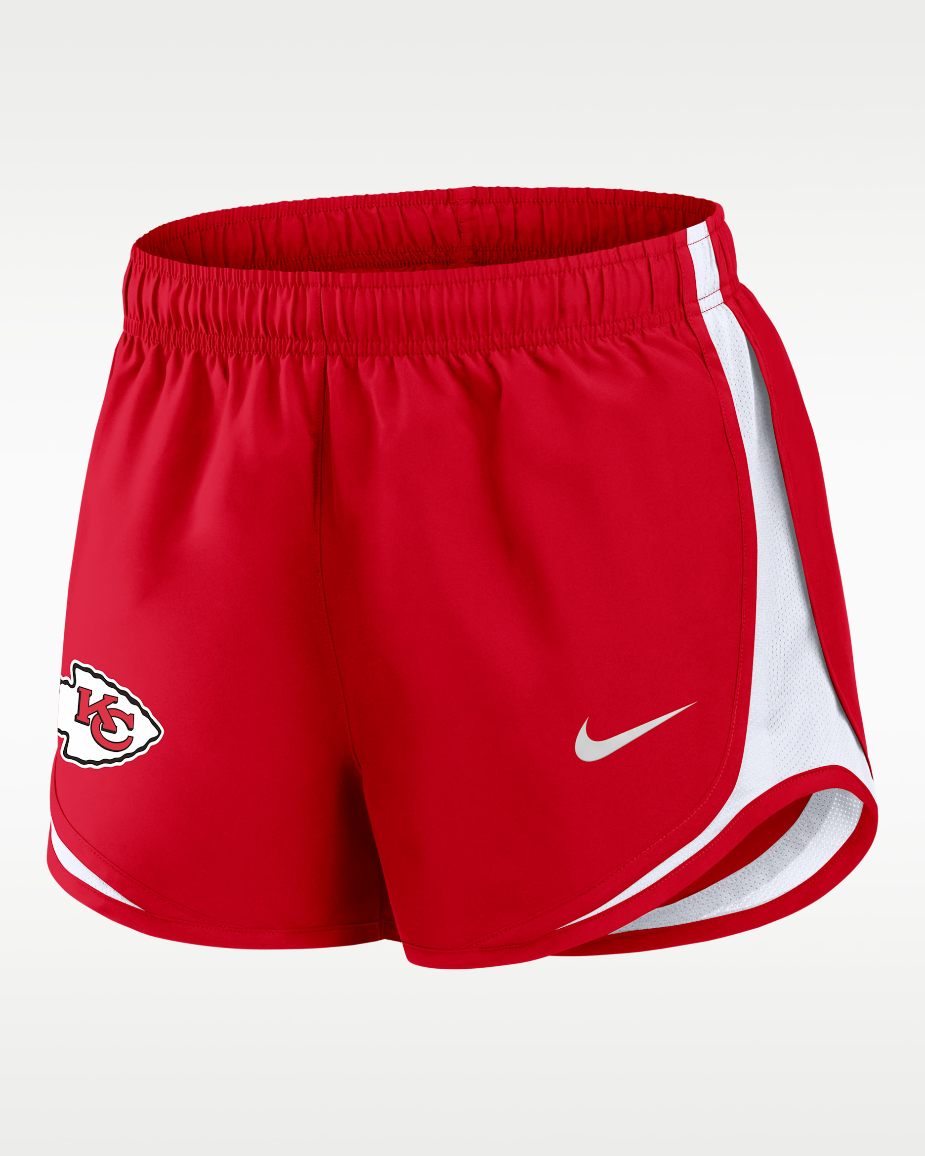 Kansas City Chiefs Tempo Women's Nike Dri-FIT NFL Shorts - Red/White