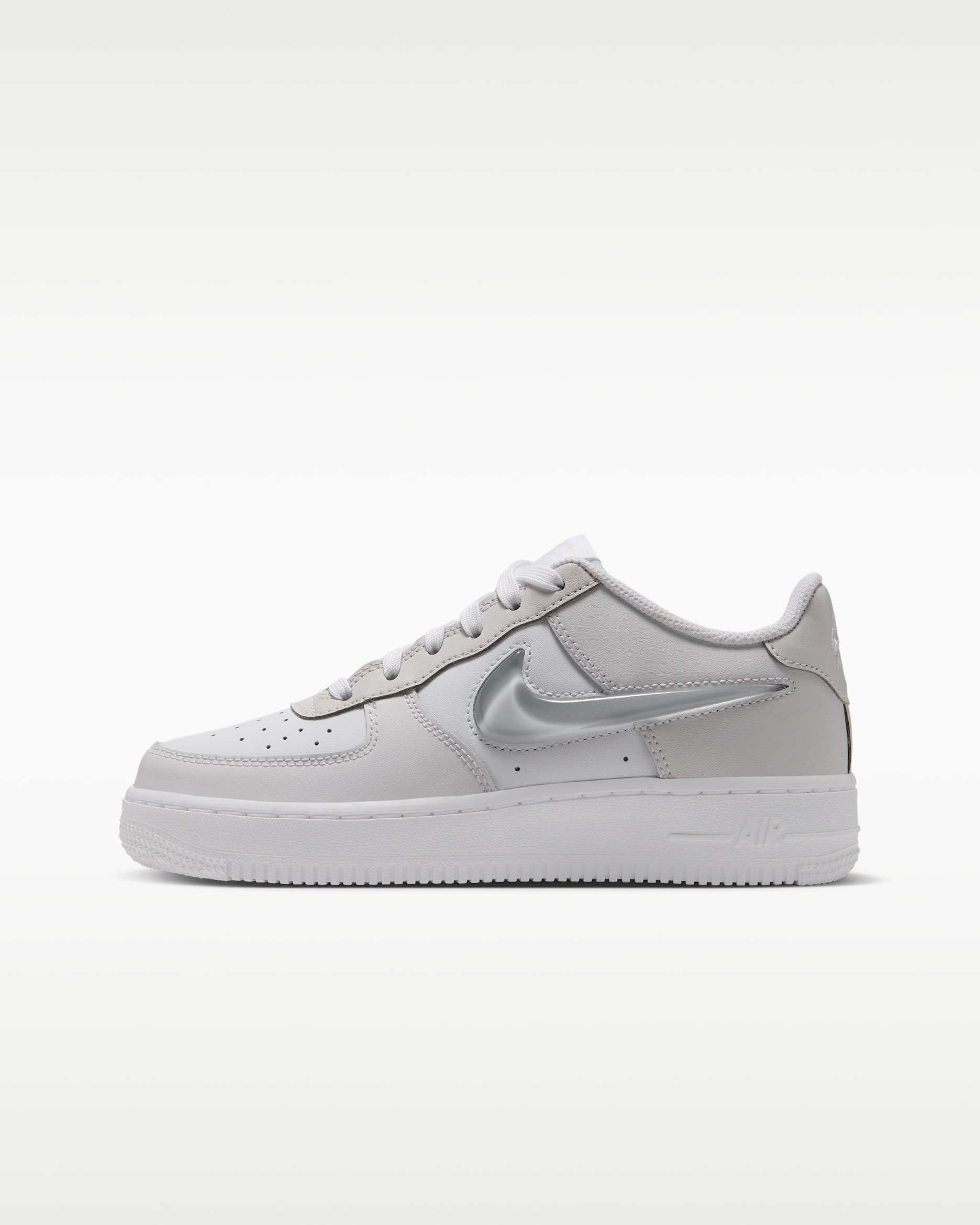 Nike Air Force 1 cipő nagyobb gyerekeknek - Fehér/Platinum Tint/Pure Platinum