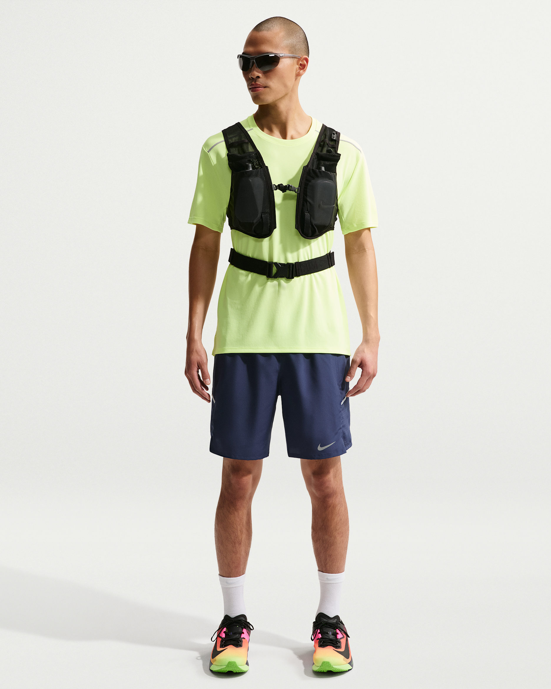 나이키 마일러 남성 드라이 핏 투인원 7인치 러닝 쇼츠 - 미드나이트 네이비/미드나이트 네이비