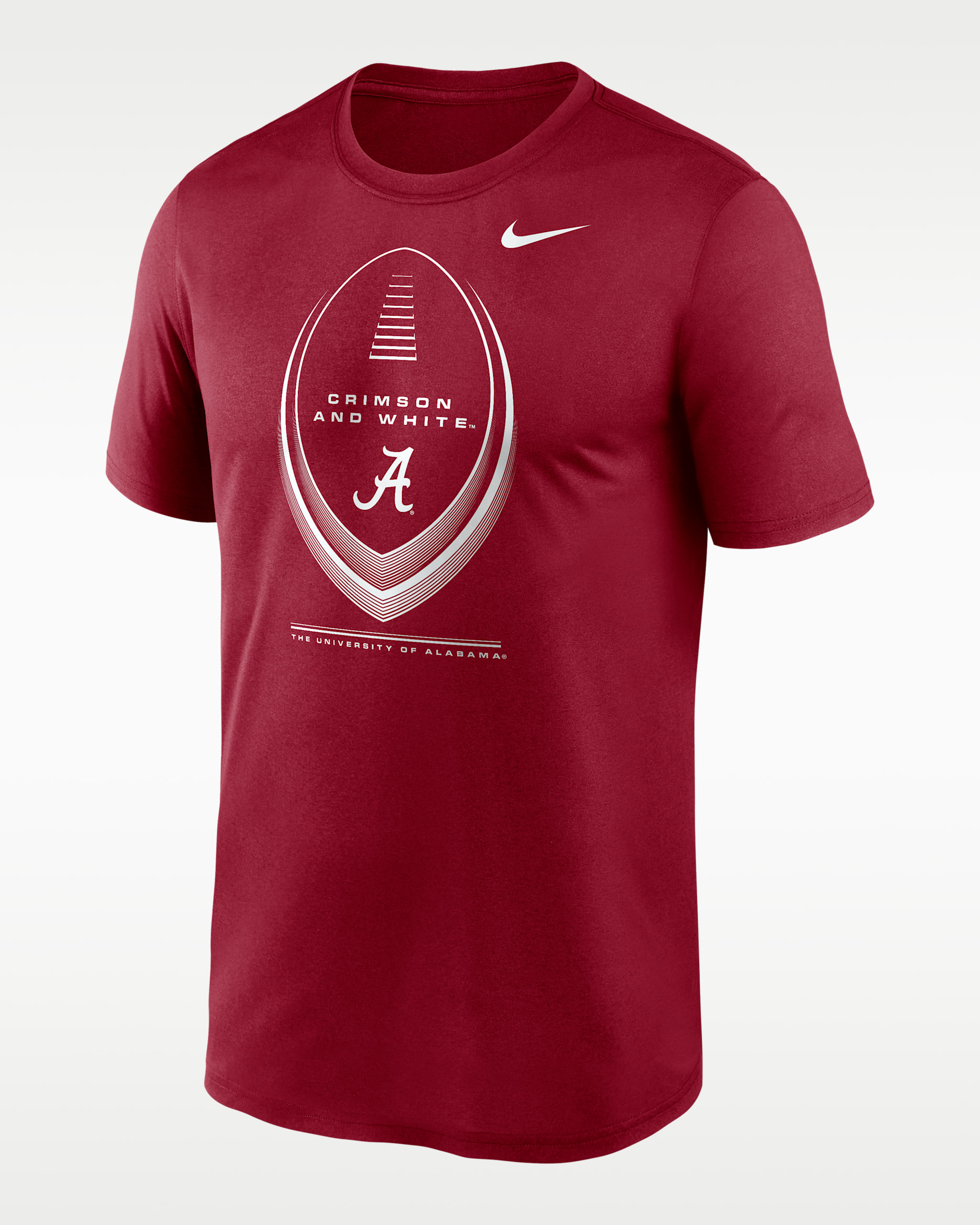 Alabama Primetime Football Icon Legend Men's Nike Dri-FIT College T-Shirt - Crimson