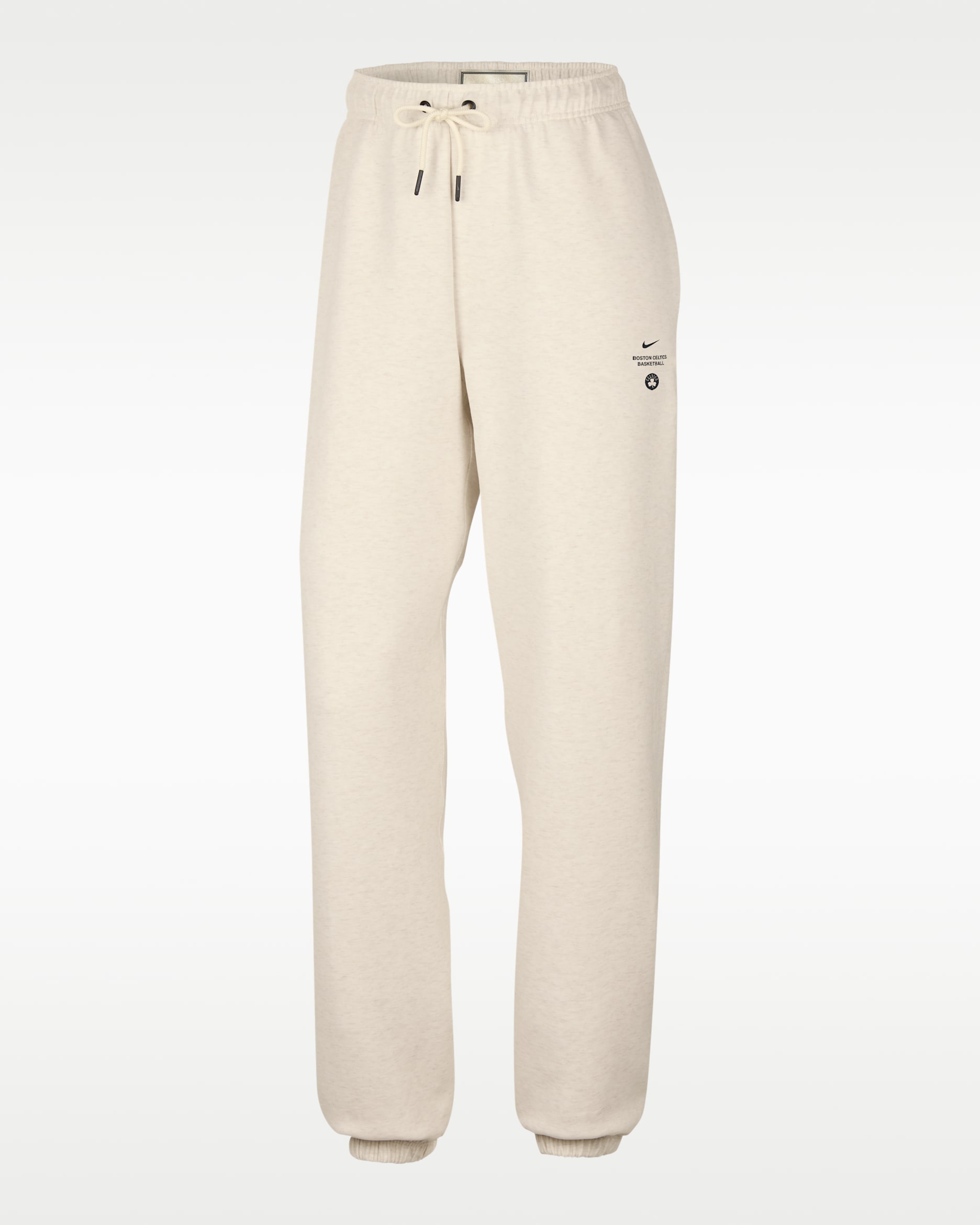 Pants de básquetbol Nike para hombre Boston Celtics Standard Issue - Marfil pálido/Jaspeado/Negro