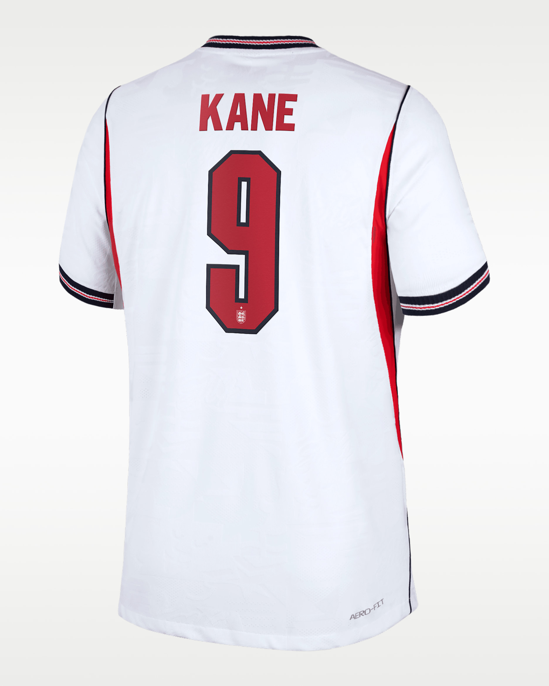 Harry Kane England National Team 2026 Match Home Men's Nike Dri-FIT ADV Soccer Jersey - White/Speed Red/Obsidian/Obsidian