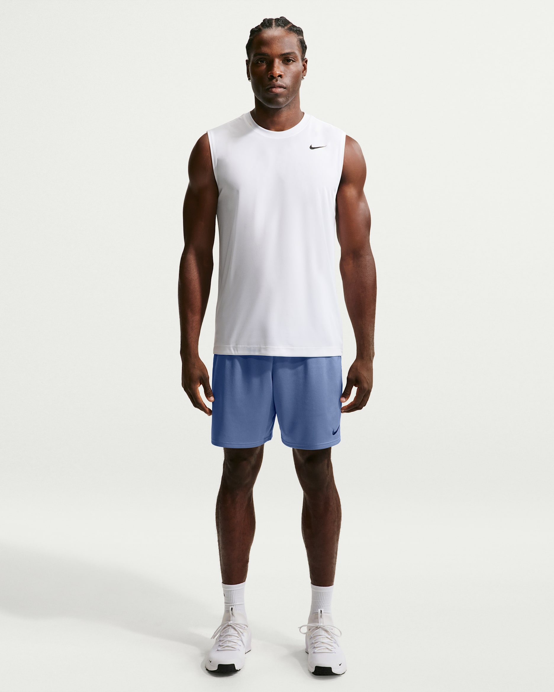 Nike Flex Men's Dri-FIT 18cm Training Shorts - Indigo Storm/Black