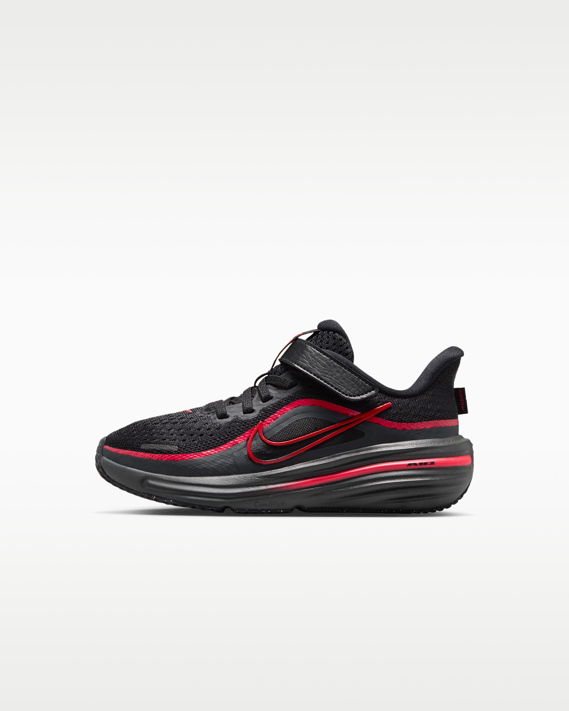 Tenis de correr en pavimento para niños de preescolar Nike Winflo 12 - Negro/Rojo órbita/Gris humo oscuro/Negro