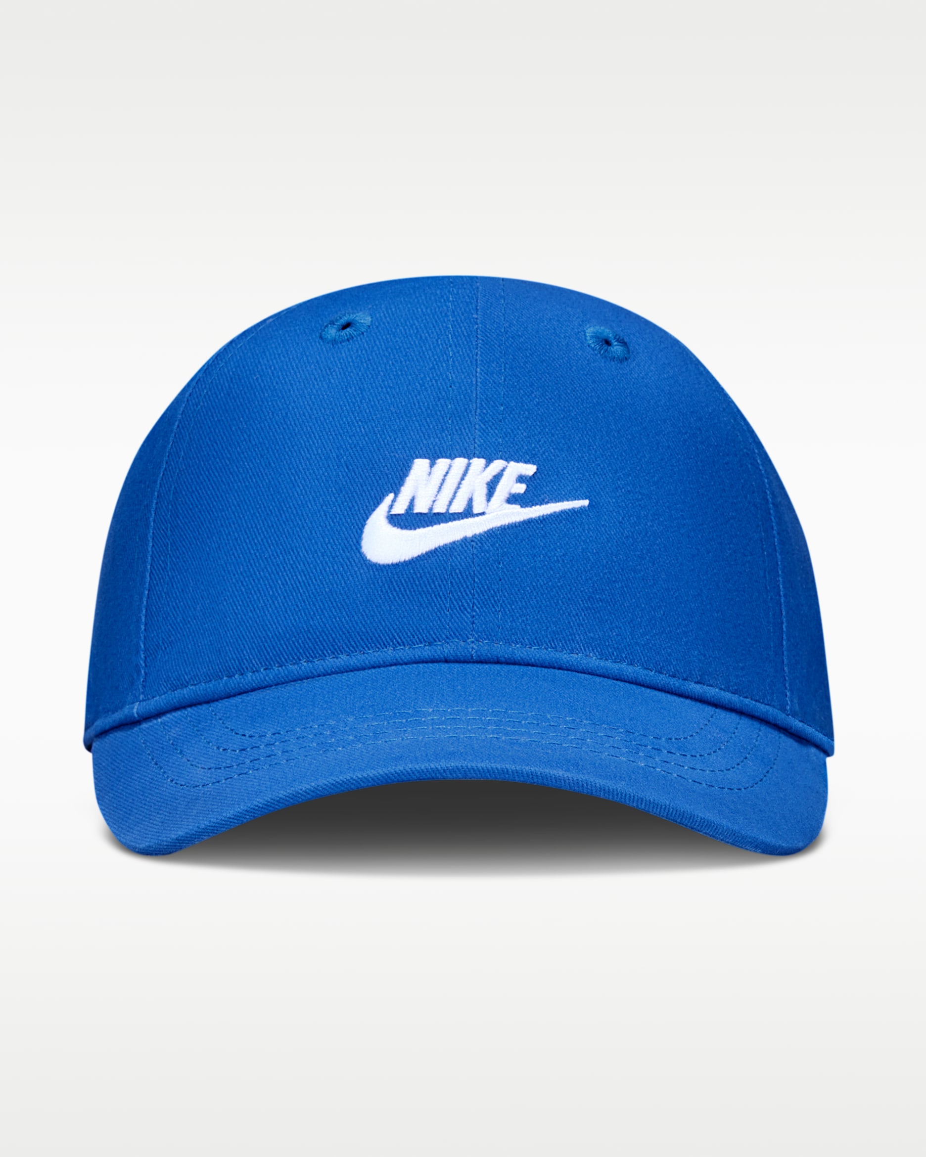 Gorra con visera curva Futura para bebé Nike - Royal juego