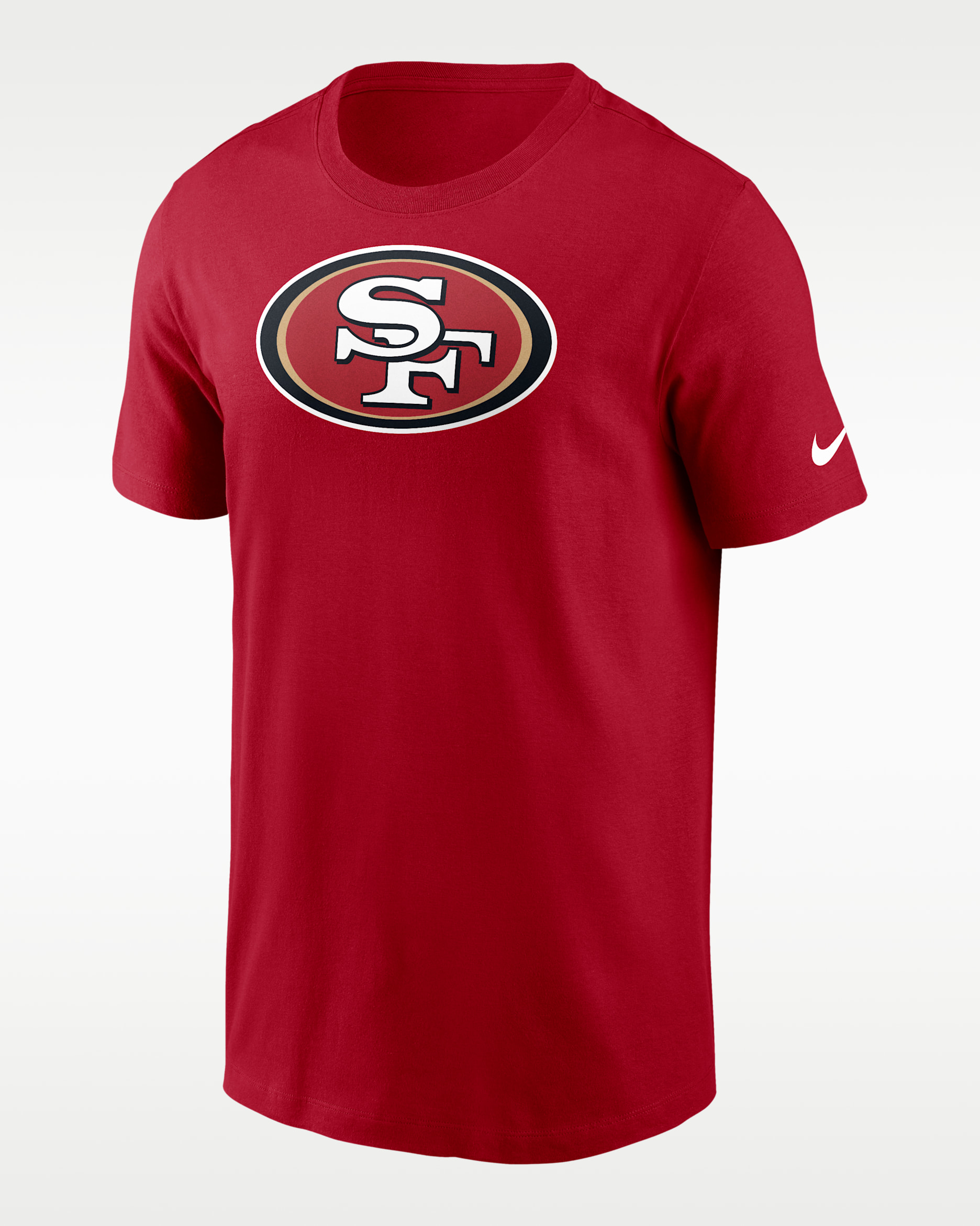 Playera Nike NFL para hombre San Francisco 49ers Primary Logo - Rojo gimnasio