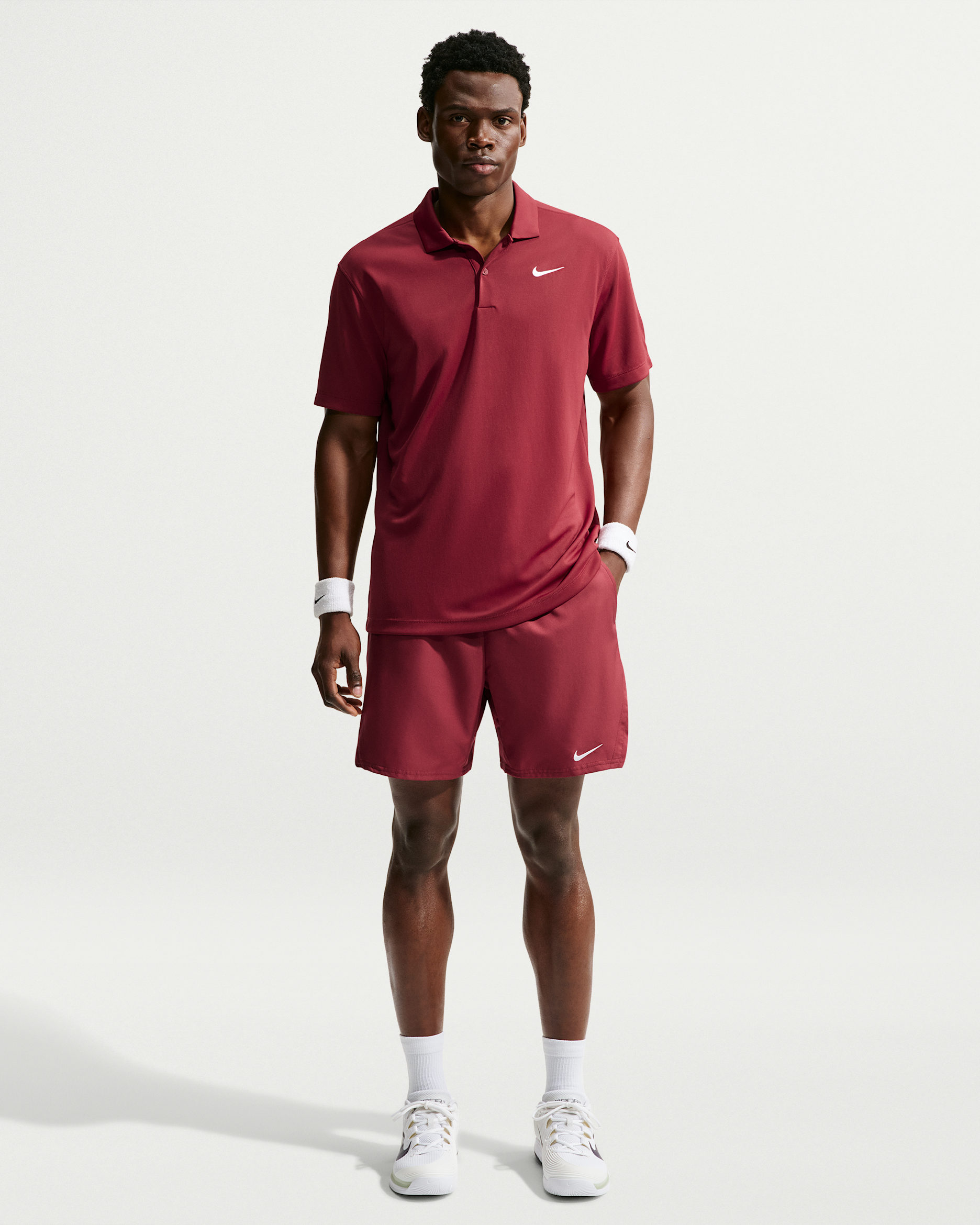 NikeCourt Victory Men's Dri-FIT 7" Tennis Shorts - Team Red/White