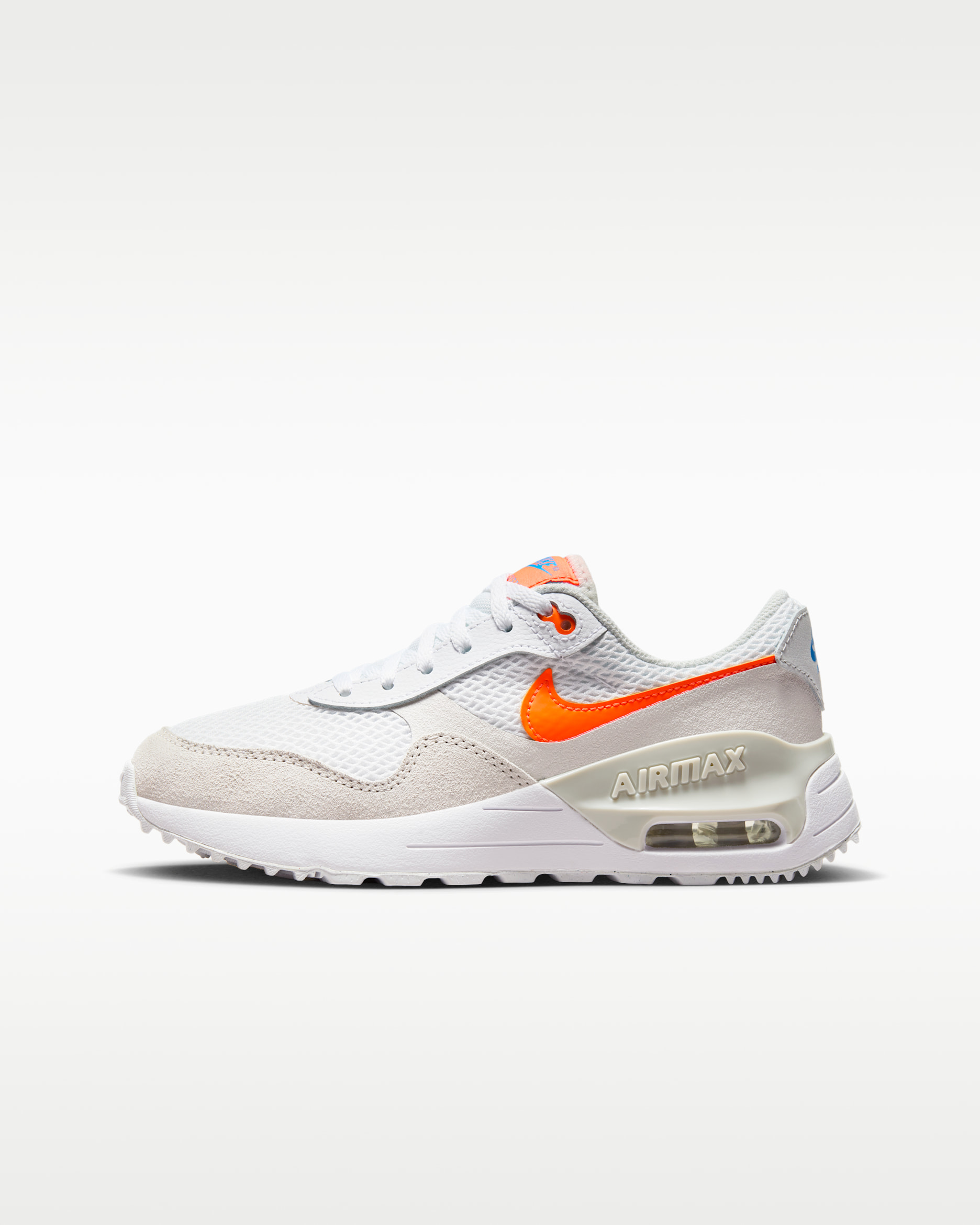 Nike Air Max SYSTM Older Kids' Shoes - White/Phantom/Photon Dust/Total Orange