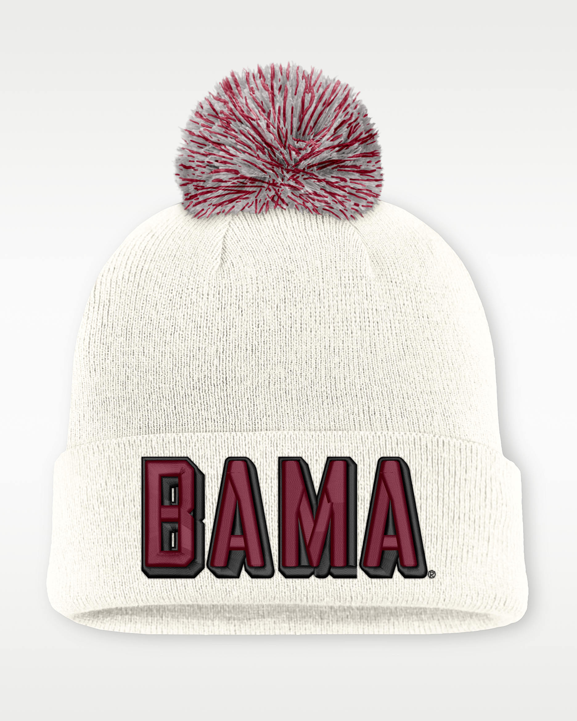 Alabama Peak Men's Nike College Cuffed Beanie - White