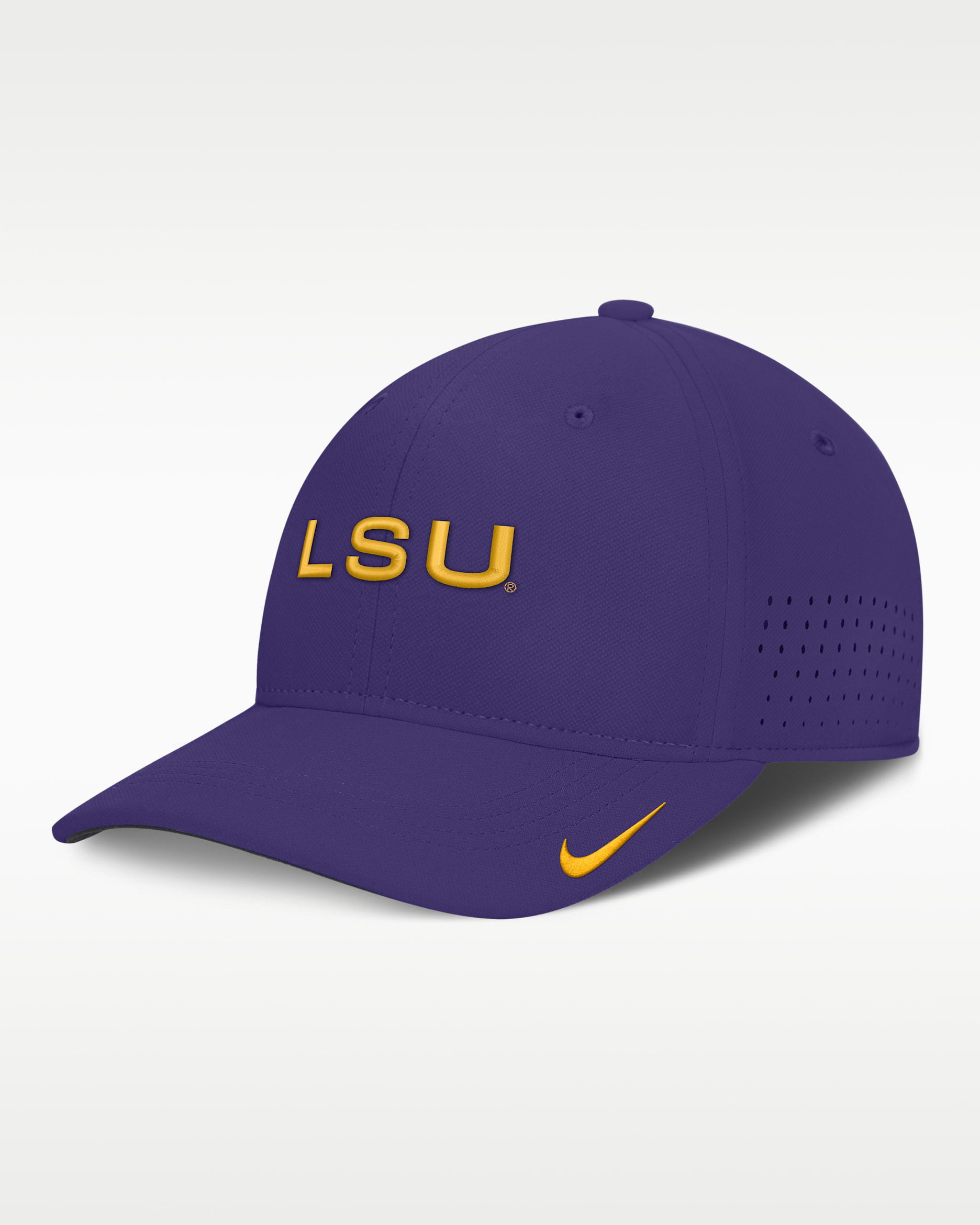 LSU Sideline Club Gameday Men's Nike Dri-FIT College Hat - Court Purple