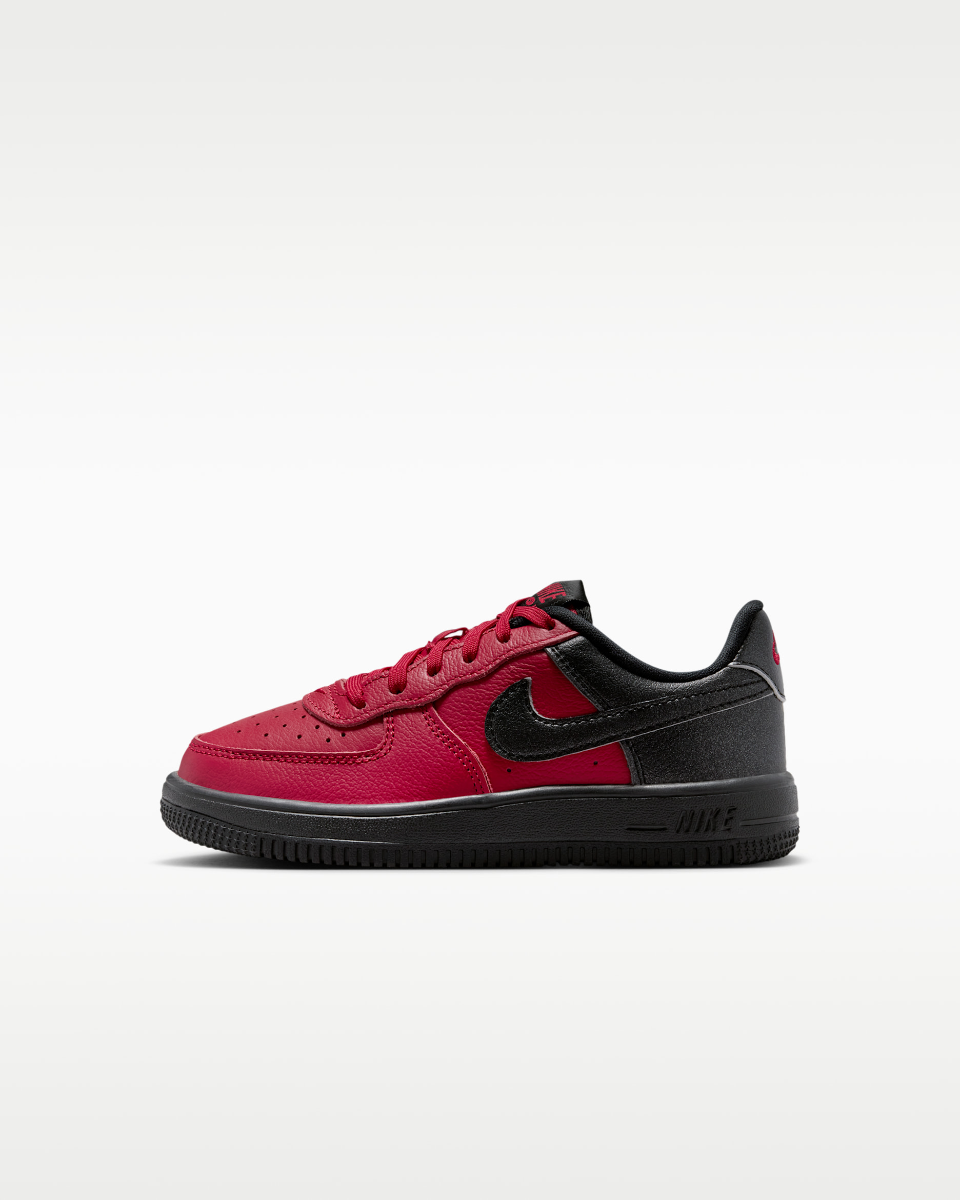 Nike Force 1 Low LV8 5 Little Kids' Shoes - Gym Red/Summit White/Black