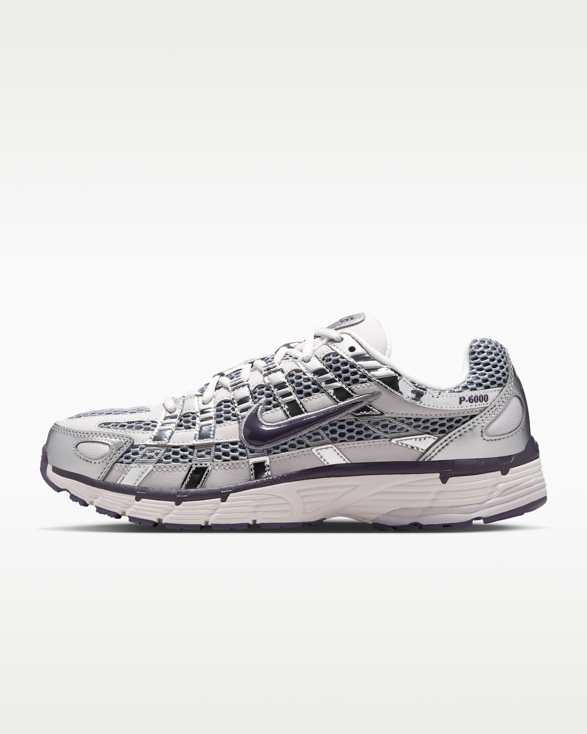 Nike P-6000 Women's Shoes - Vast Grey/Metallic Silver/Stealth/Dark Raisin