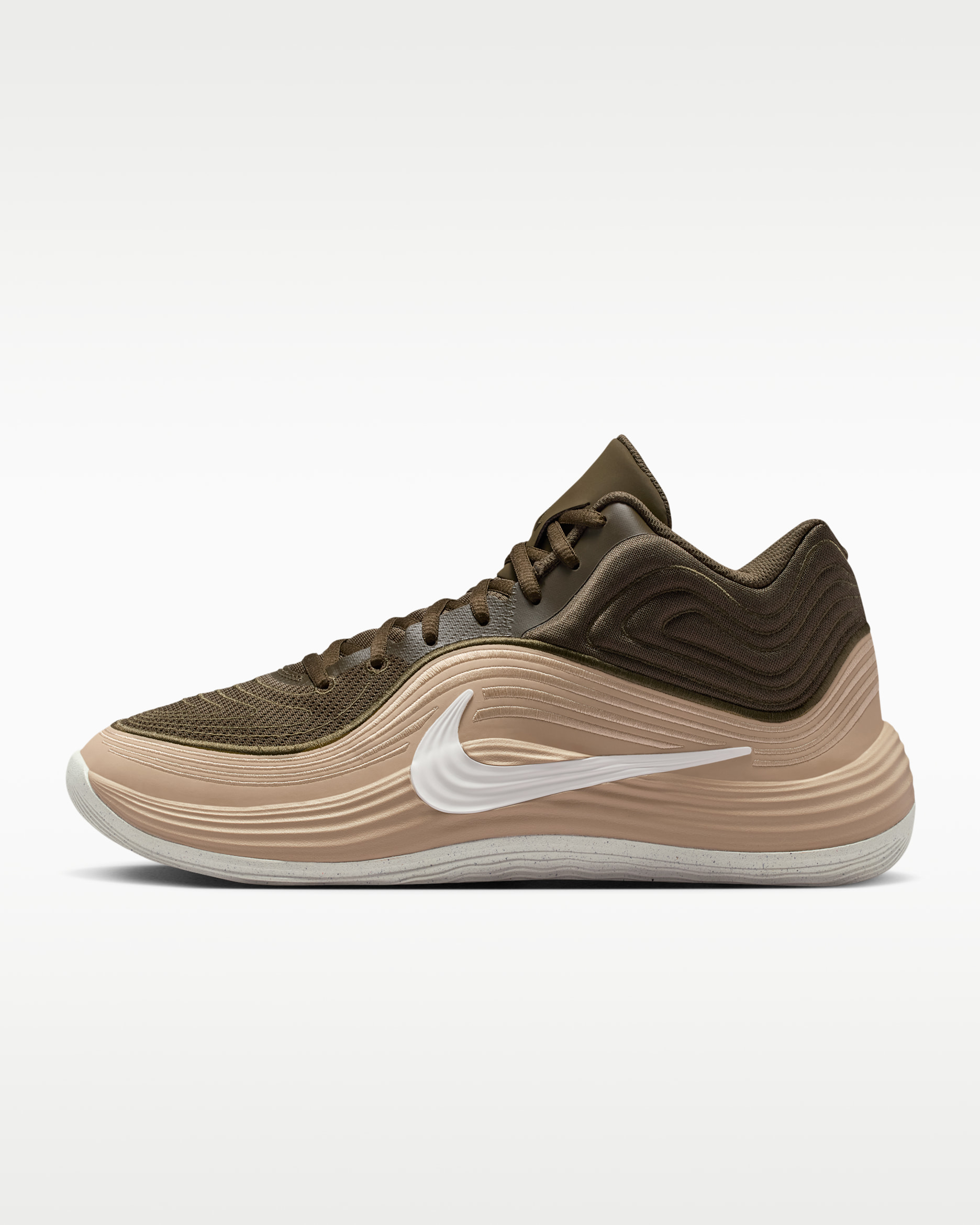 Nike Precision 8 MID Men's Basketball Shoes - Dark Hazel/Linen/Sail/Sail