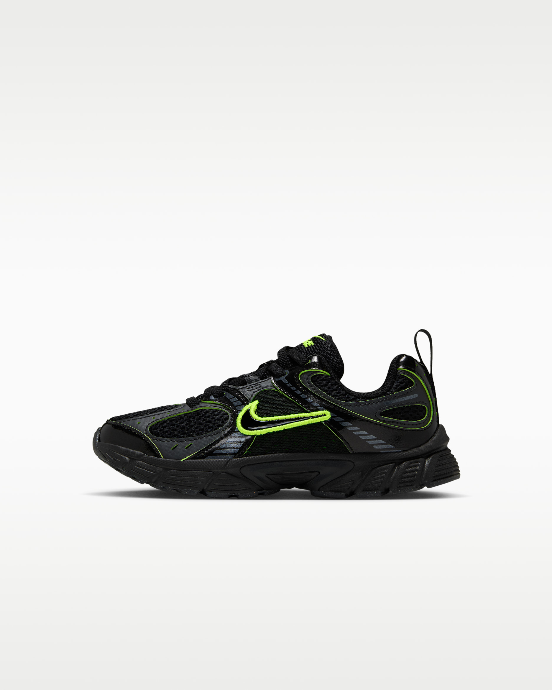 Nike V5 RNR Little Kids' Shoes - Black/Dark Smoke Grey/Volt/Black