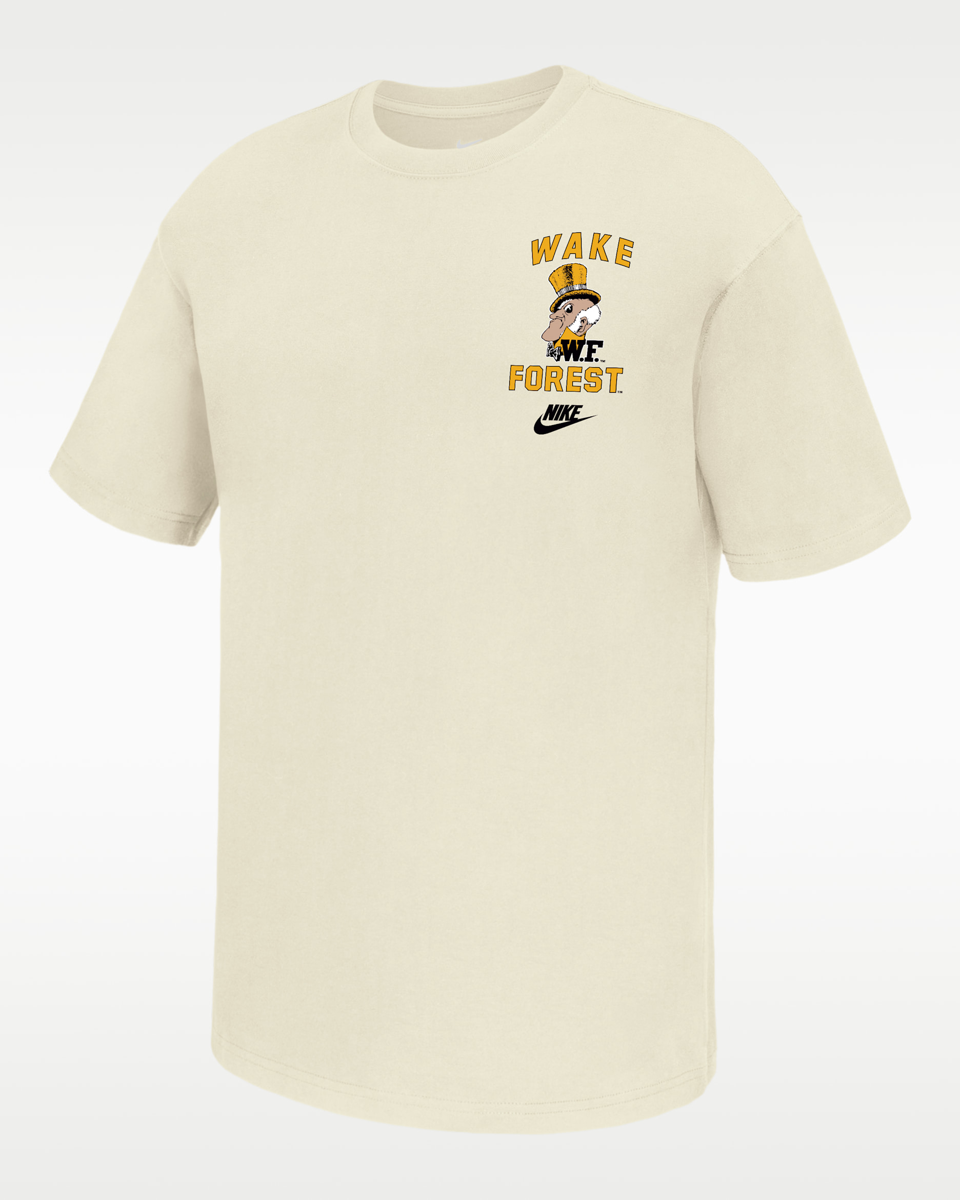 Wake Forest Demon Deacons Men's Nike Football T-Shirt - Sail