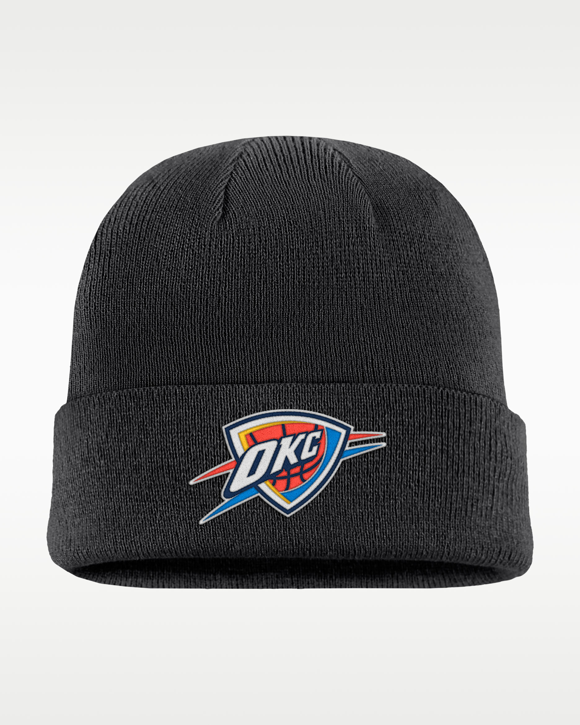 Oklahoma City Thunder Peak Nike Hardwood Classics Beanie - Black