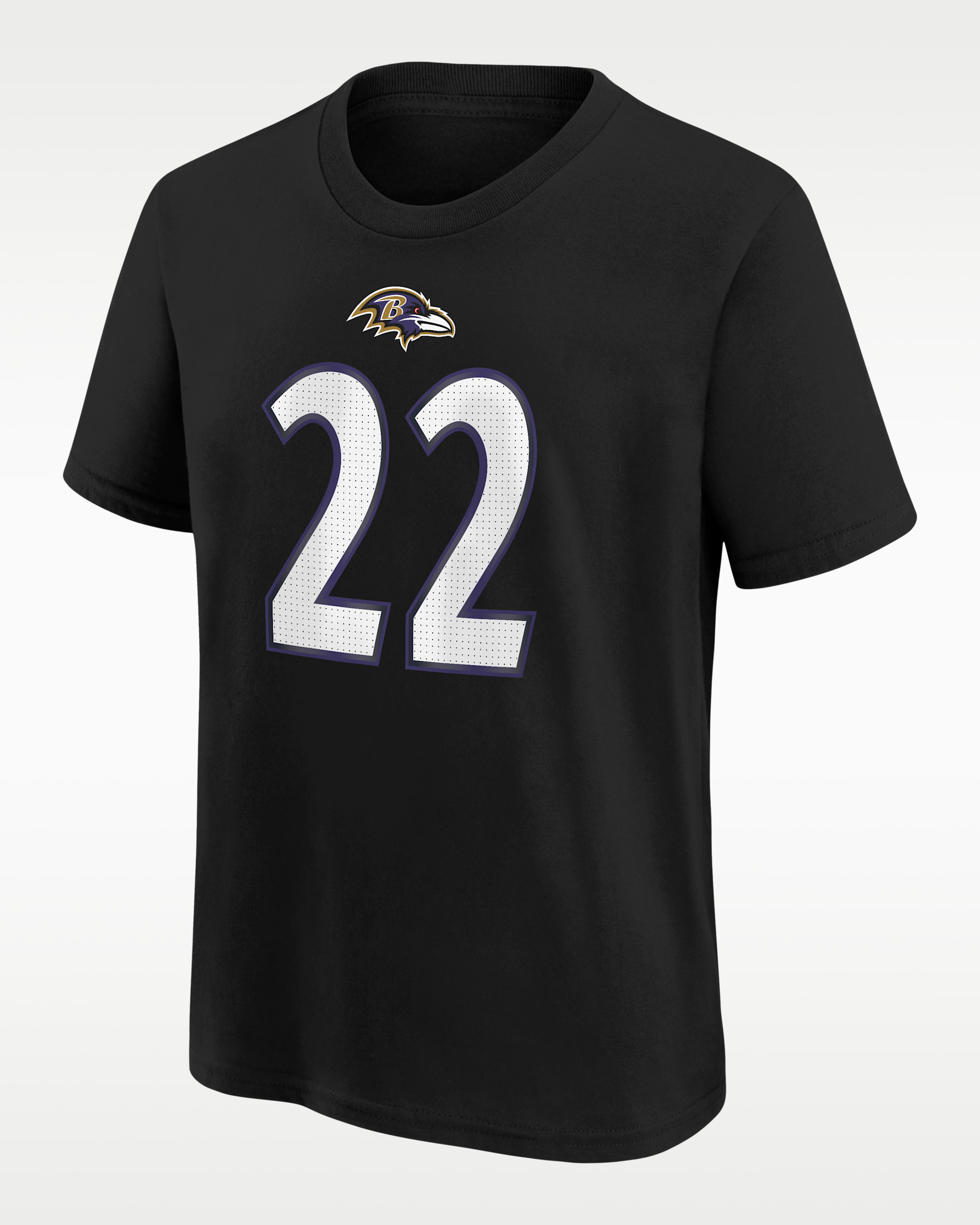 Derrick Henry Baltimore Ravens Big Kids' Short-Sleeve T-Shirt - Black