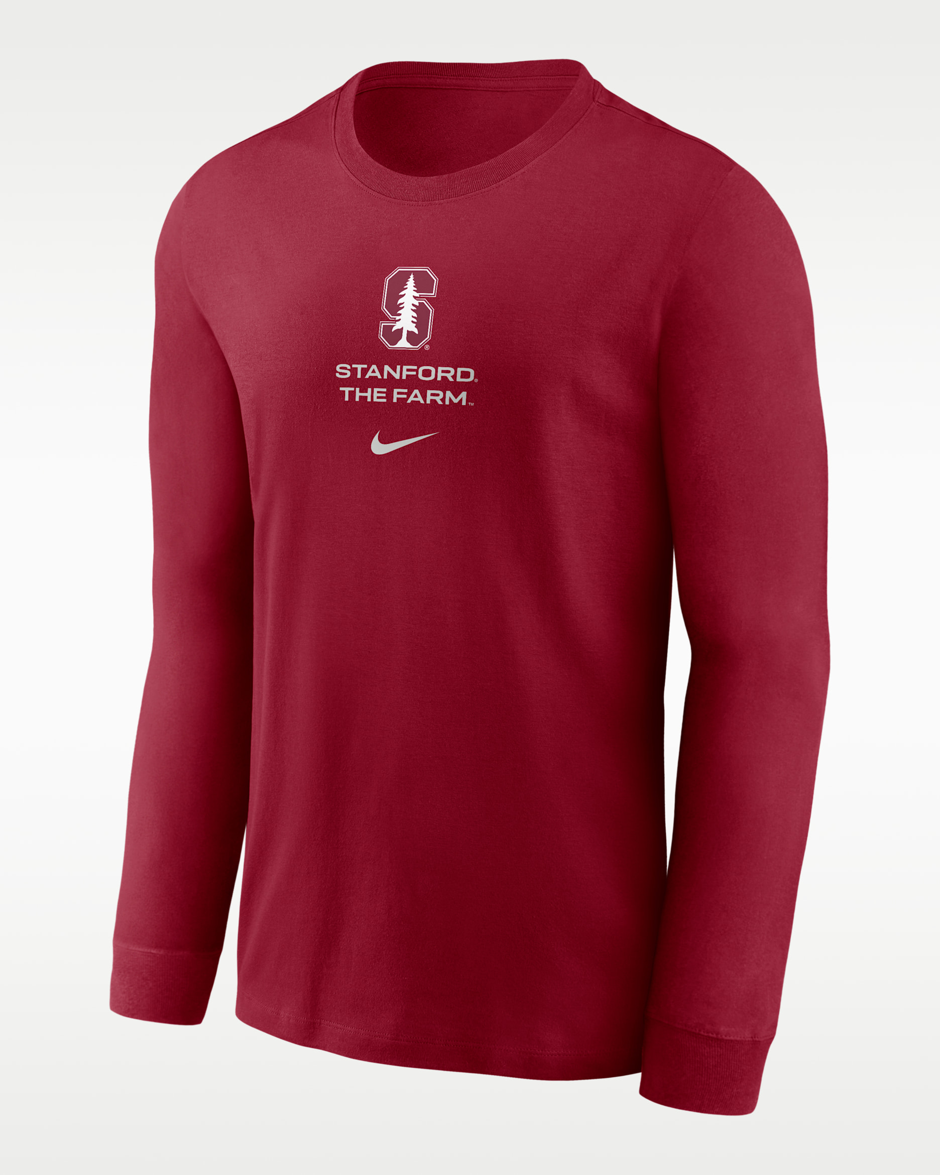 Stanford Sideline Men's Nike Dri-FIT College Long-Sleeve T-Shirt - Cardinal Red