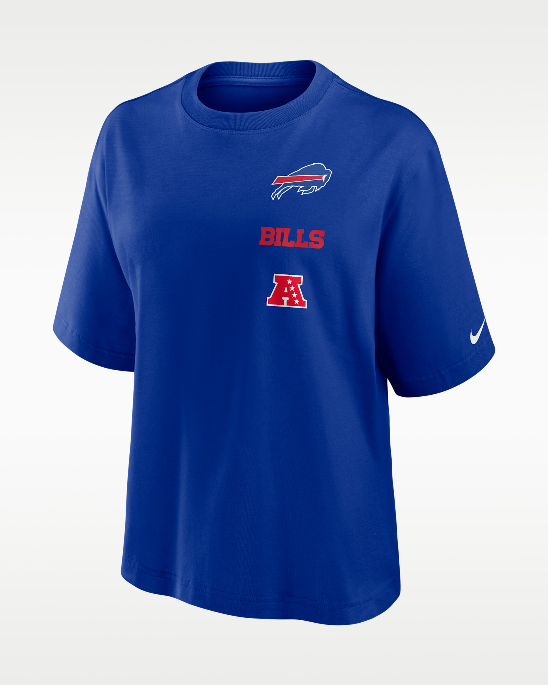 Buffalo Bills Primetime Premium Essential Boxy Women's Nike NFL T-Shirt - Royal