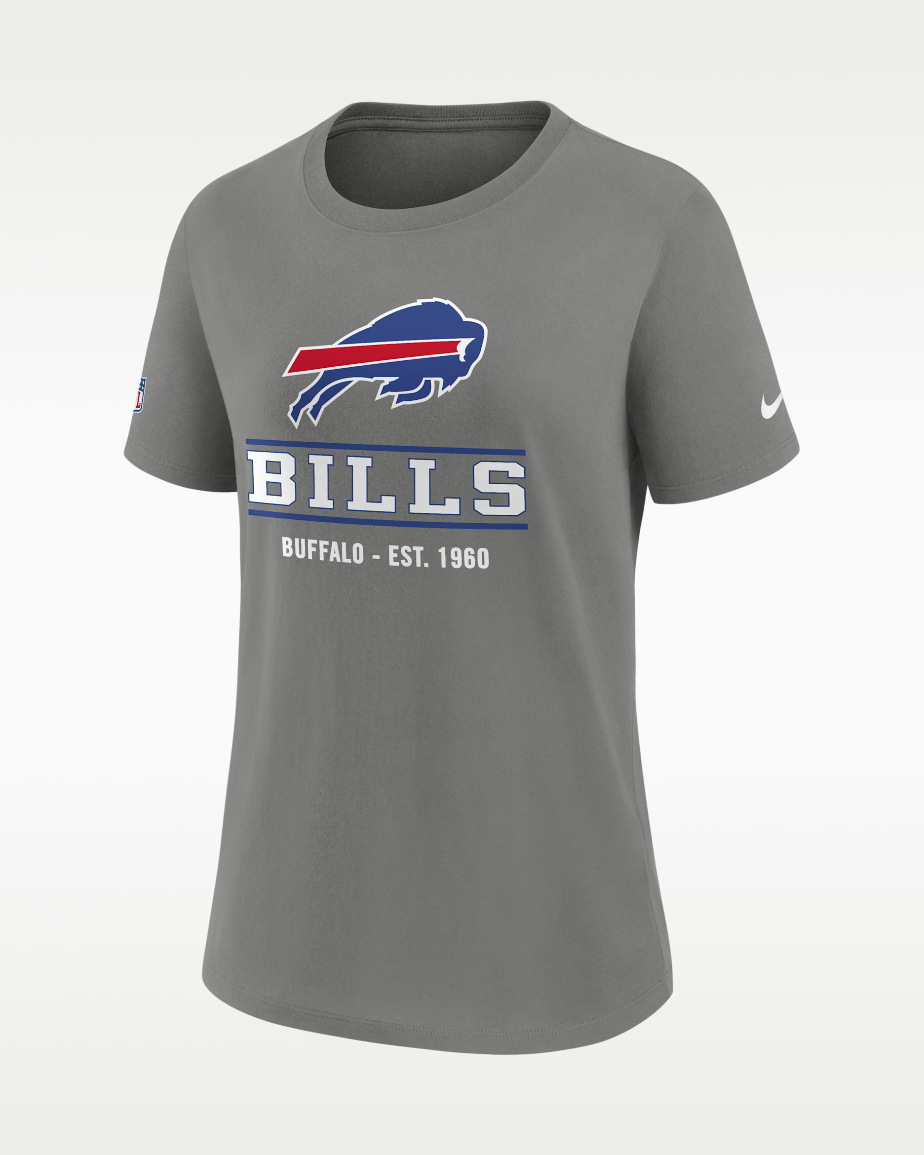 Buffalo Bills Sideline Alt Women's Nike Dri-FIT NFL T-Shirt - Dark Grey