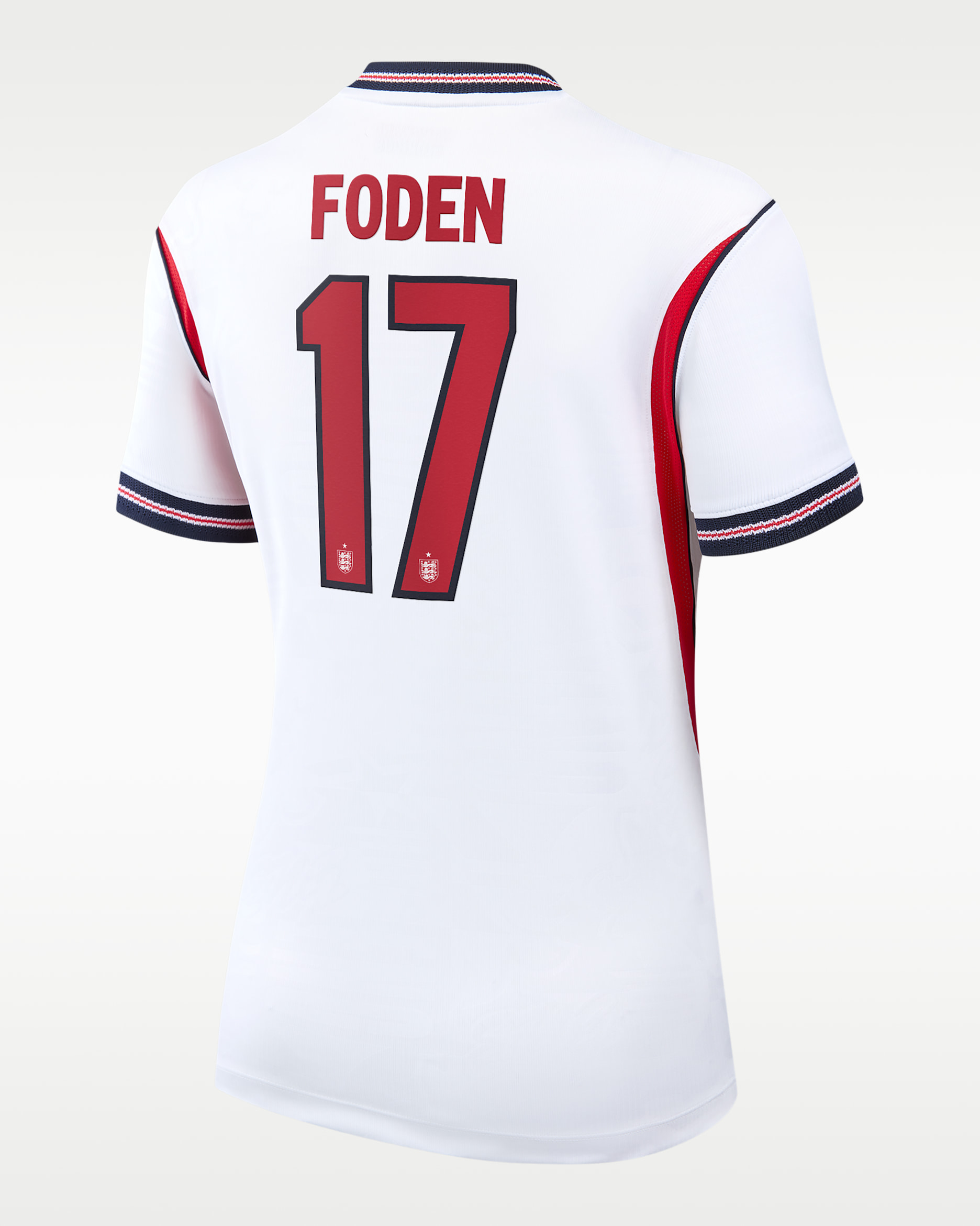 Jersey de fútbol Nike Dri-FIT para mujer Phil Foden England National Team 2026 Stadium Home - Blanco