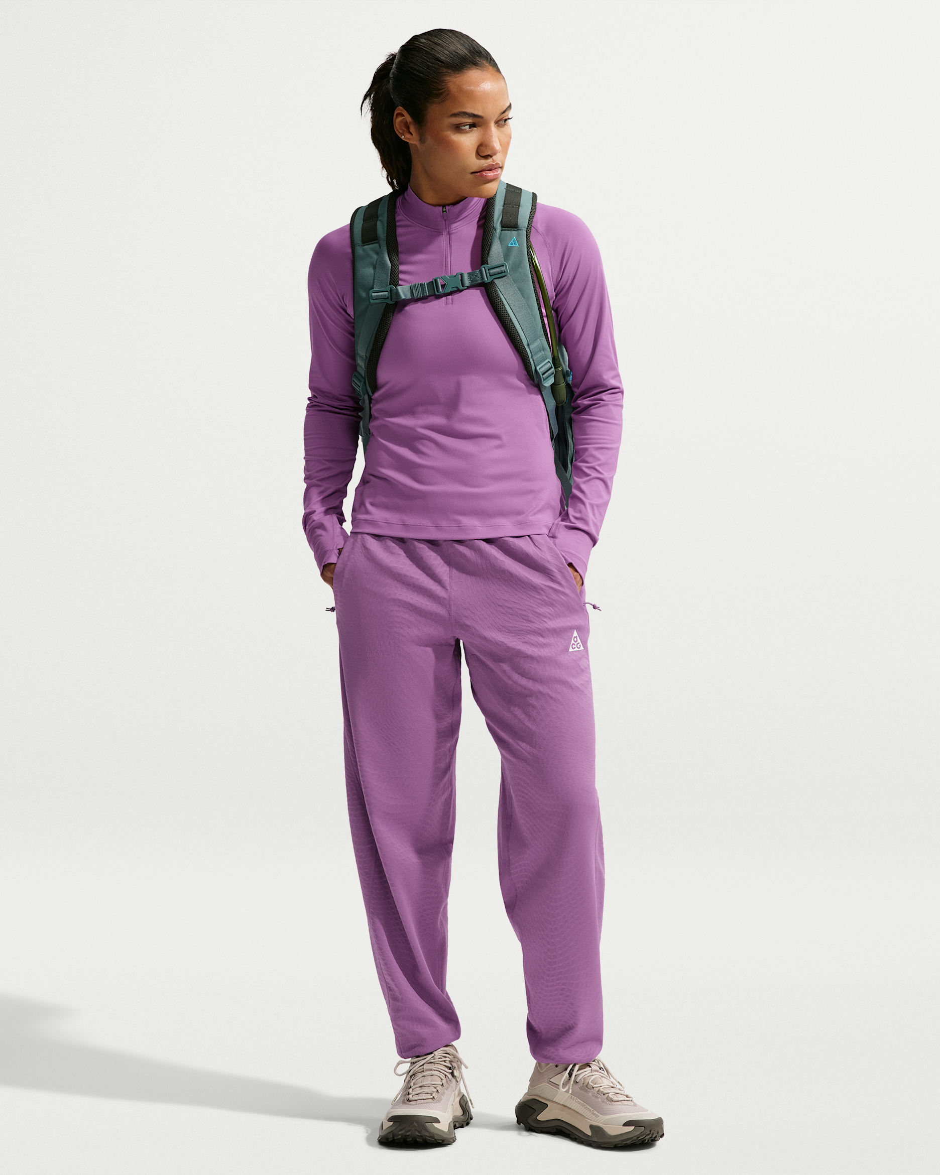 ACG "Wolf Grid" Therma-FIT Wanderhose (Damen) - Monarch Purple/Bold Berry/Summit White