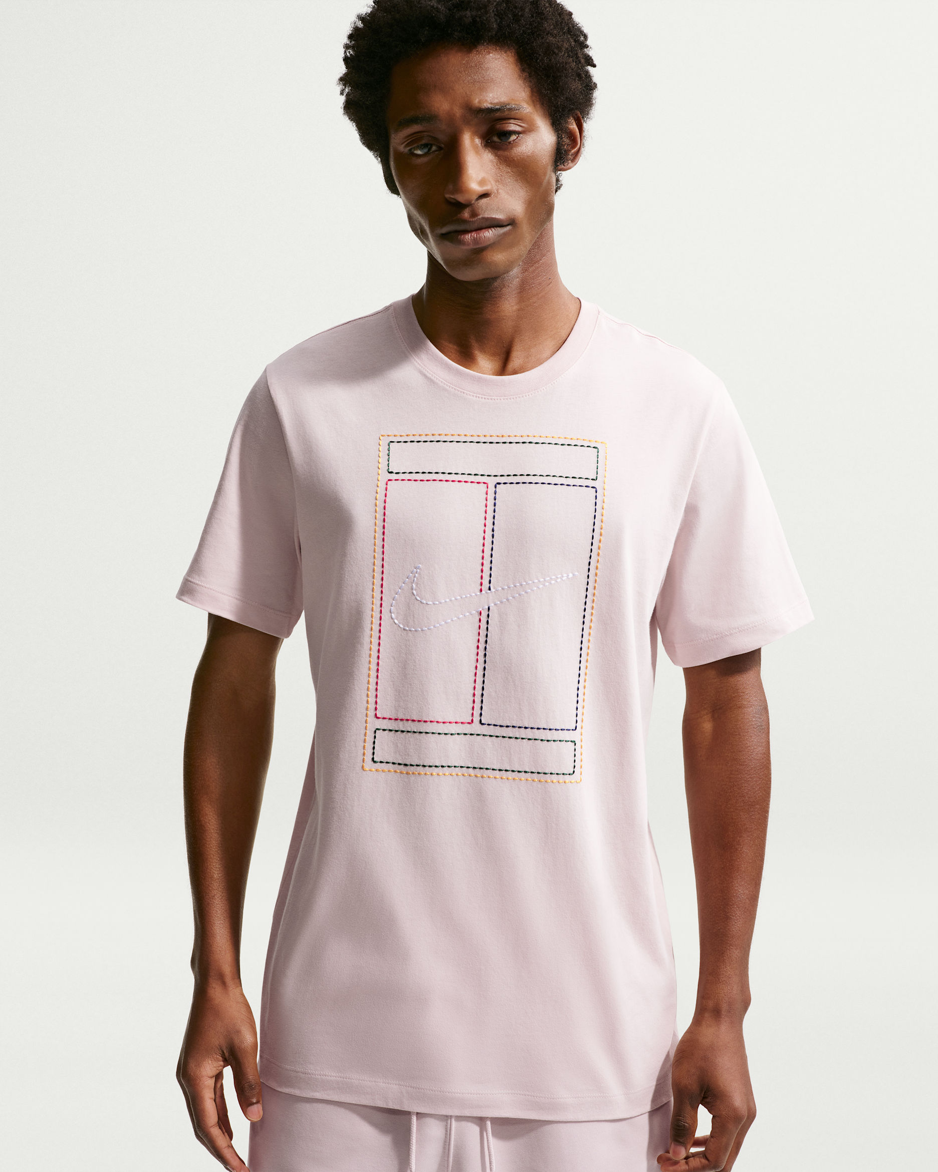 T-shirt męski NikeCourt Heritage - Silt Red