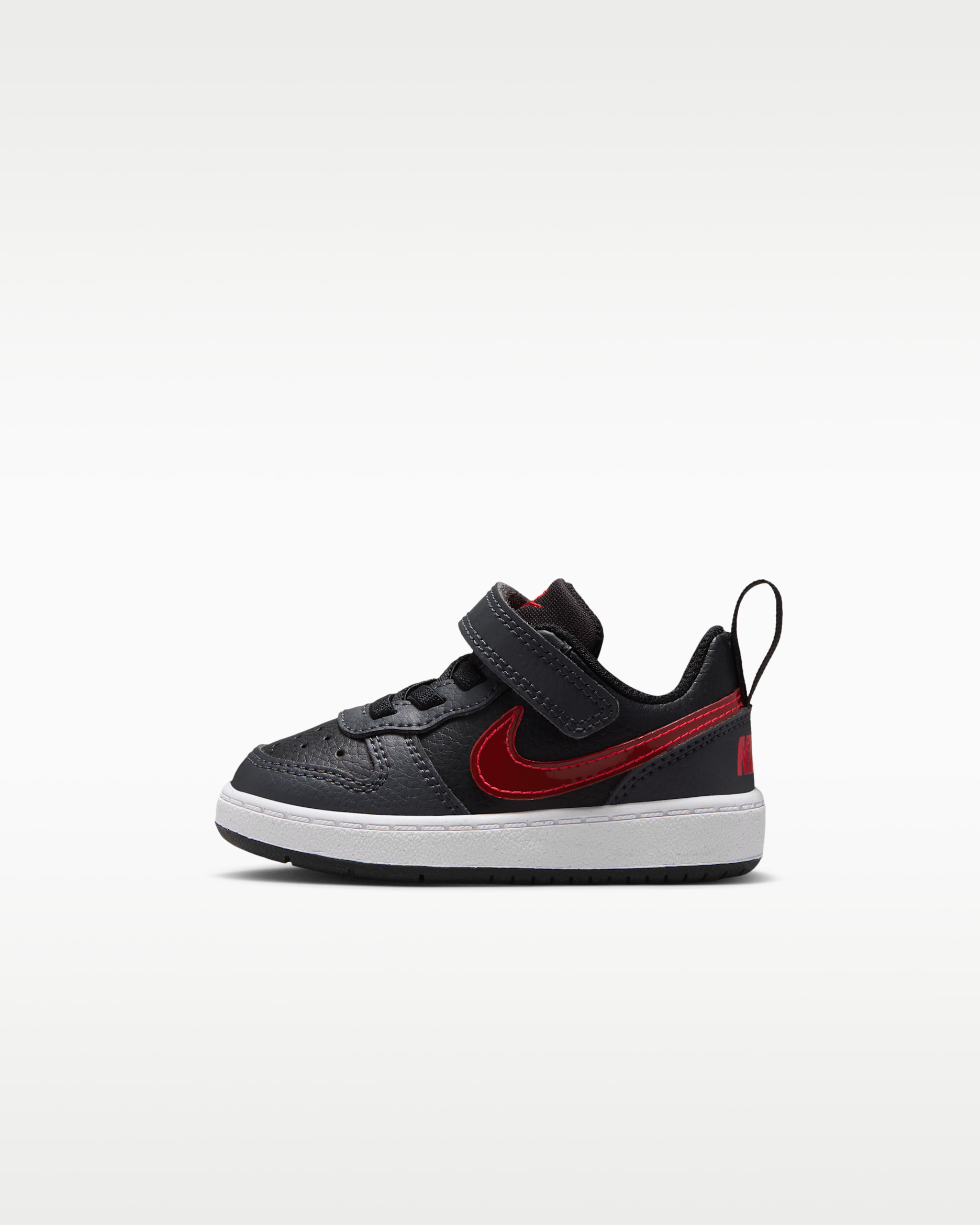 Nike Court Borough Low Baby/Toddler Shoes - Black/Anthracite/White/University Red