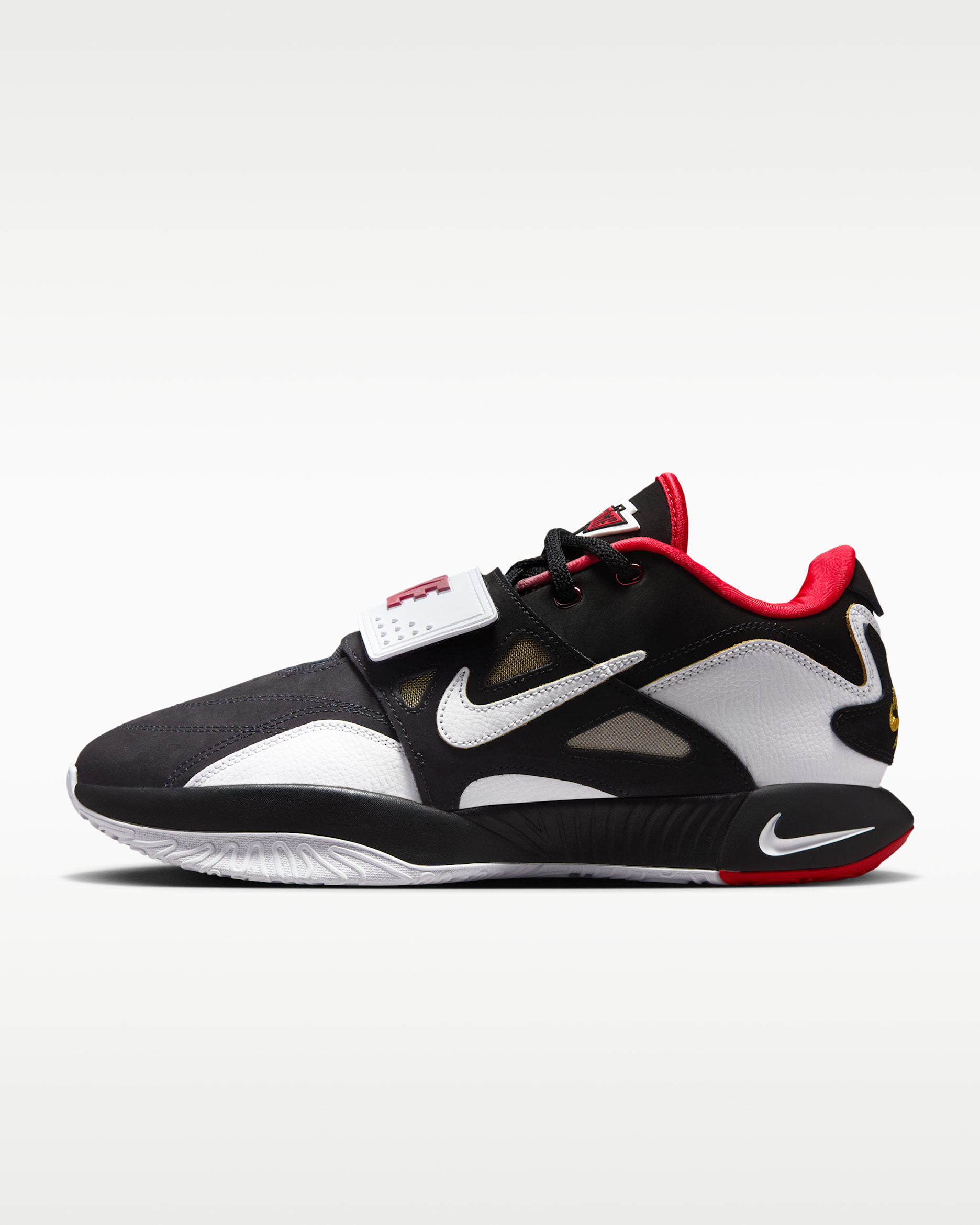 LeBron XXI 'Prime 93' EP Basketball Shoes - Black/Fire Red/Metallic Gold/White