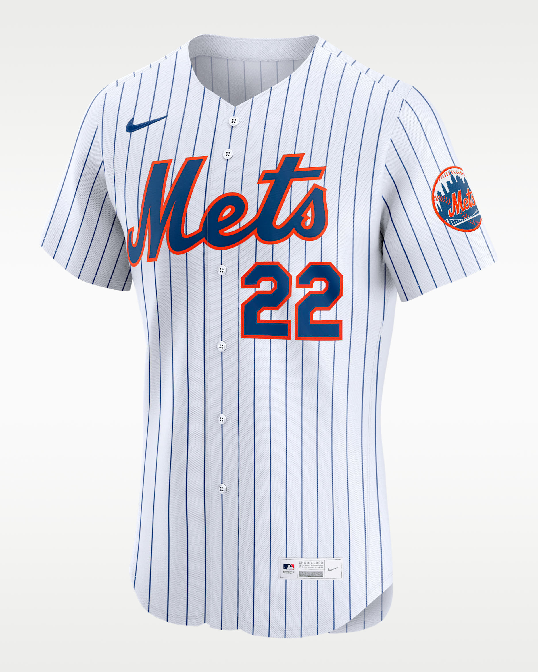 Juan Soto New York Mets Men's Nike Dri-FIT ADV MLB Elite Jersey - White
