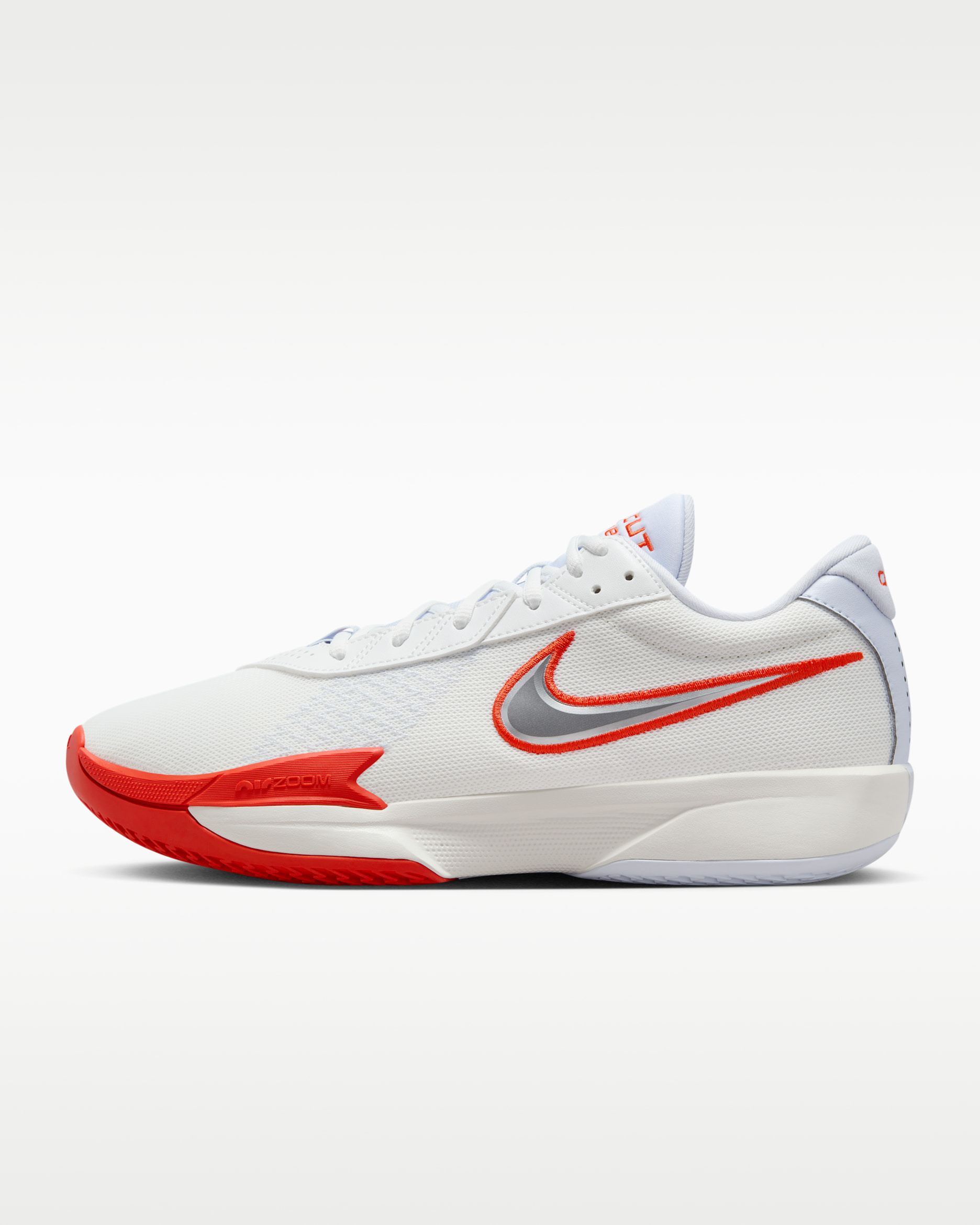 Nike G.T. Cut Academy EP 籃球鞋 - Summit White/Picante Red/Football Grey/Metallic Silver