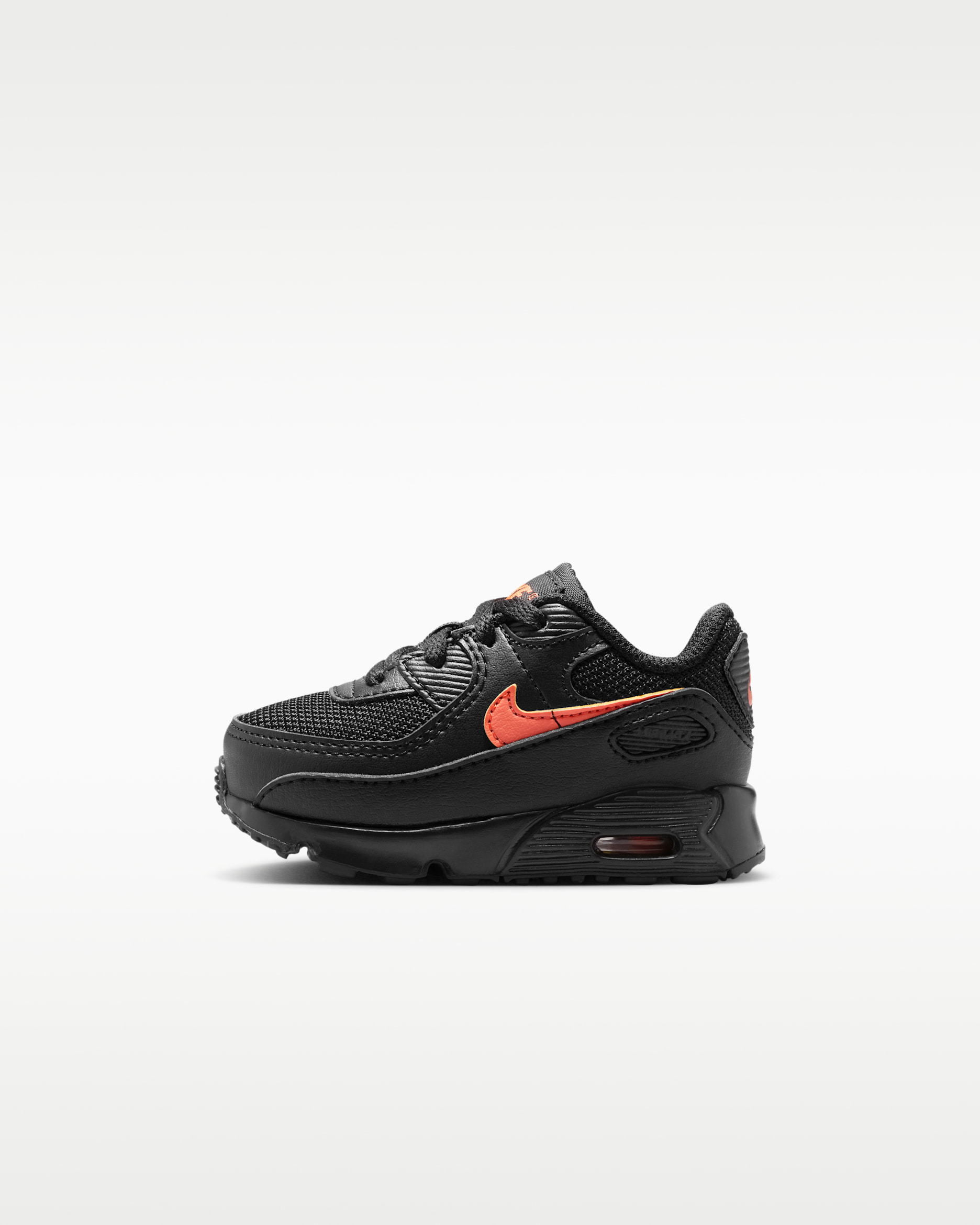 Nike Air Max 90 Baby & Toddler Shoes - Black/Turf Orange