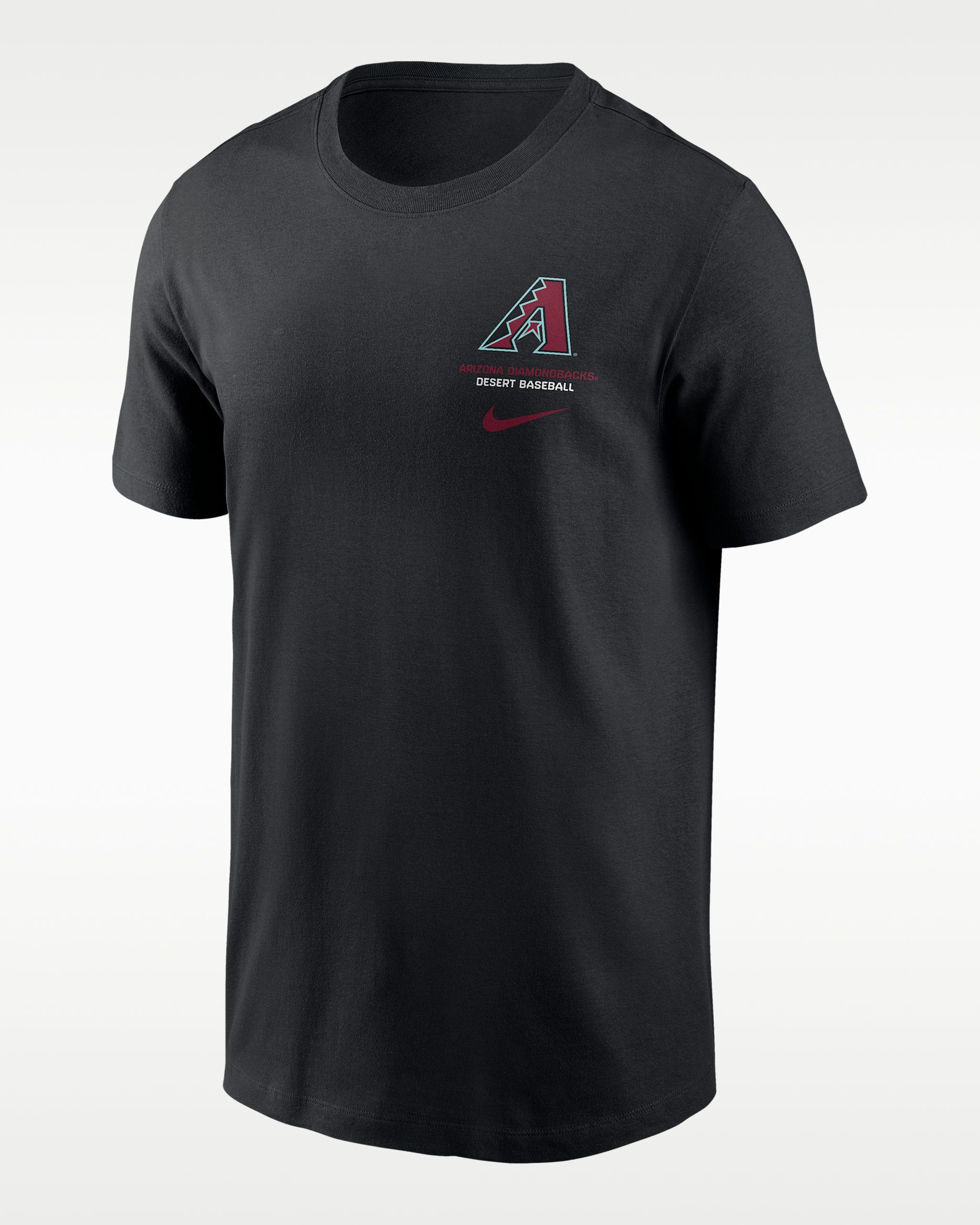 Arizona Diamondbacks 2-Hit Men's Nike MLB T-Shirt - Black