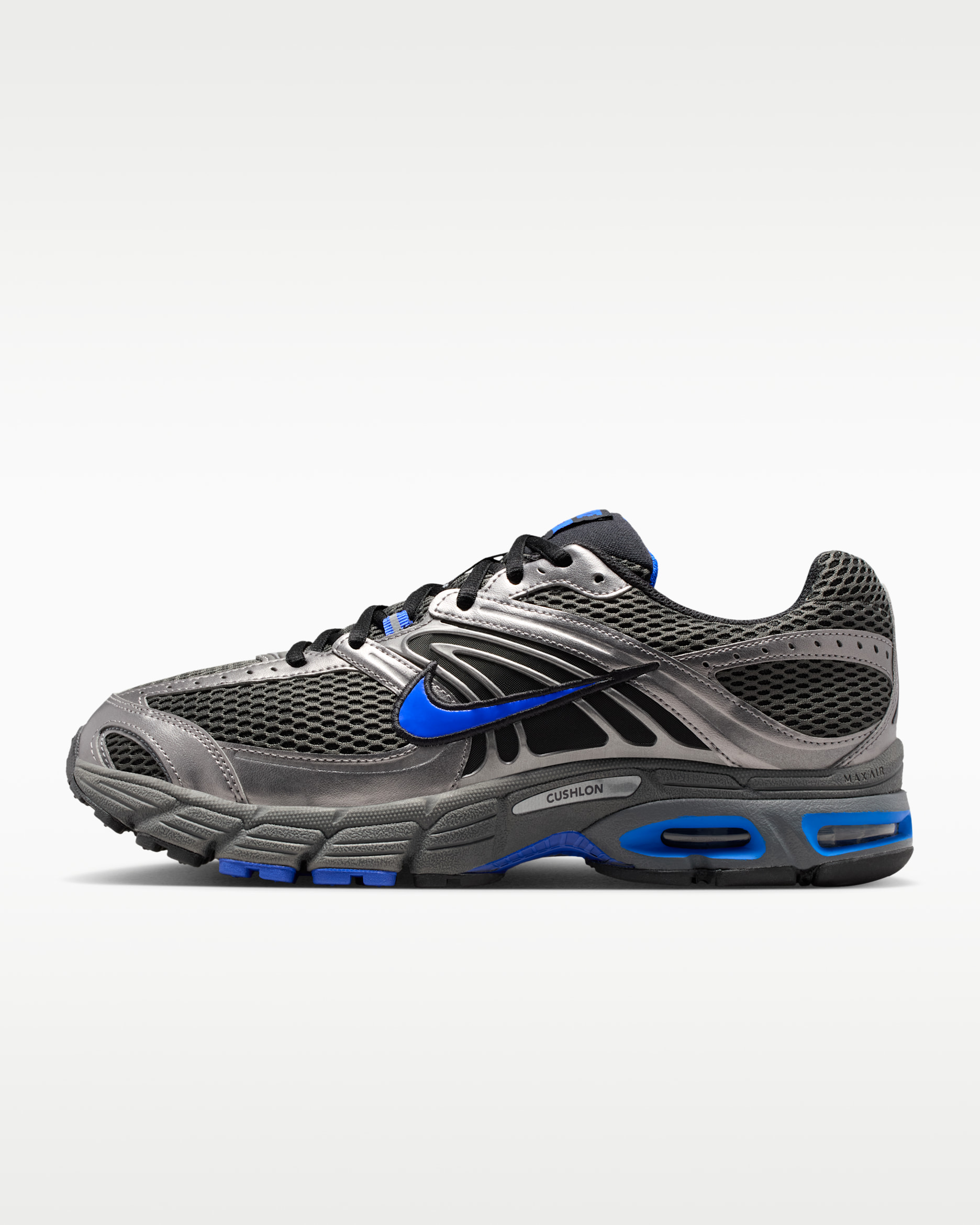 Nike Air Max Moto 2K Men's Shoes - Dark Smoke Grey/Black/Metallic Dark Grey/Racer Blue