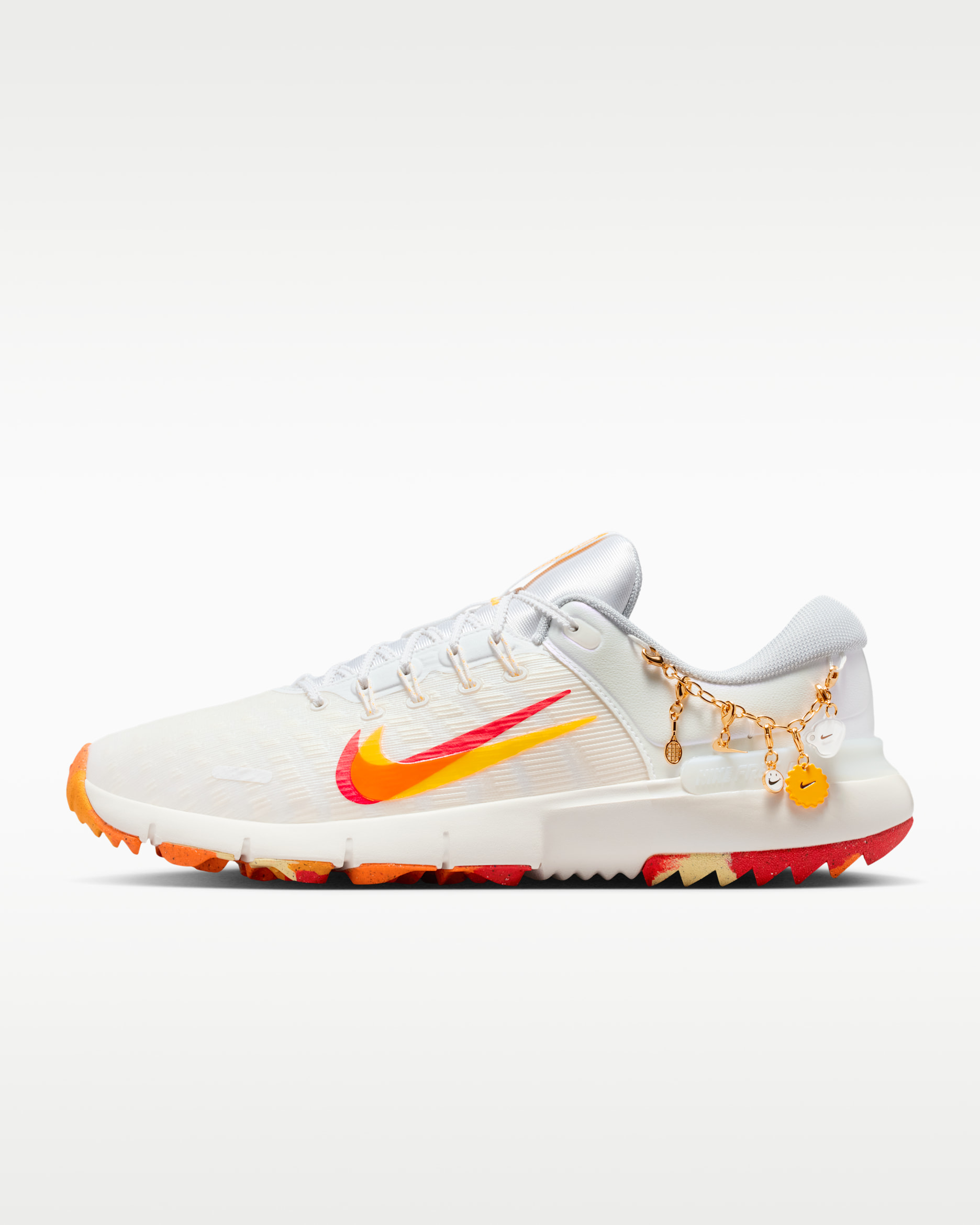 Nike Free Golf "Nelly Korda" Golf Shoes - White/Sail/Multi-Color