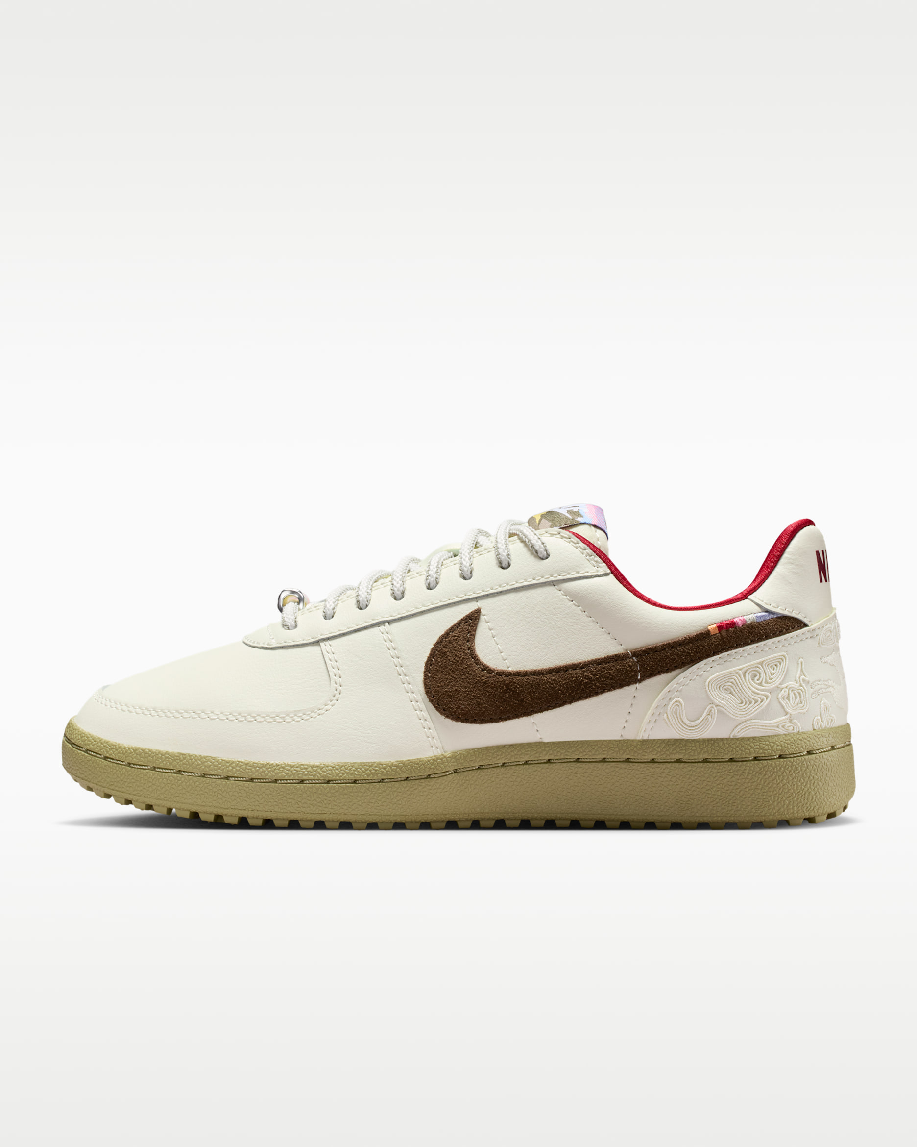 Nike Field General SE 'LNY' Women's Shoes - Soft Pearl/Neutral Olive/Team Crimson/Dark Hazel