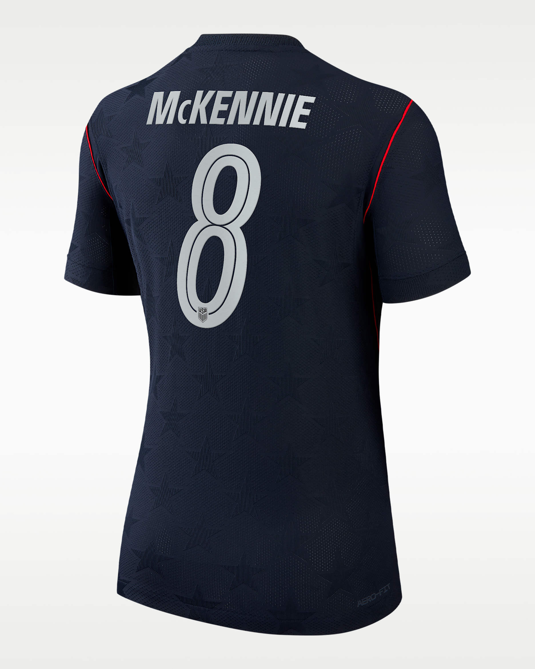 Weston McKennie USMNT 2026 Match Away Women's Nike Dri-FIT ADV Soccer Jersey - Blue